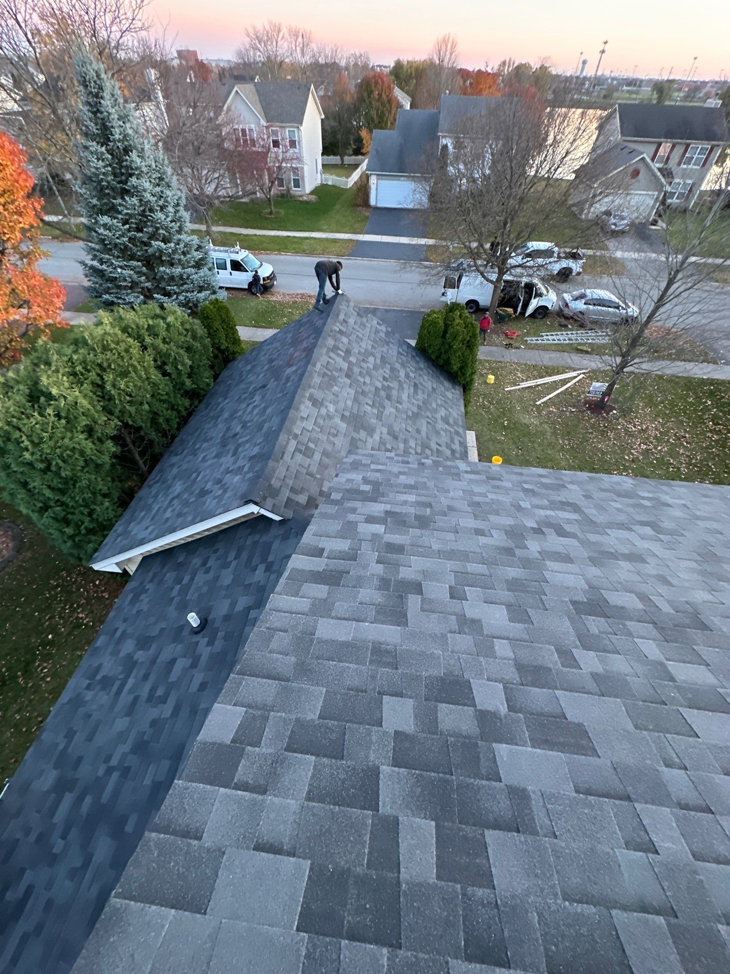 Residential Roofing Installation using Malarkey Roofing by Perfect Exteriors Inc. 