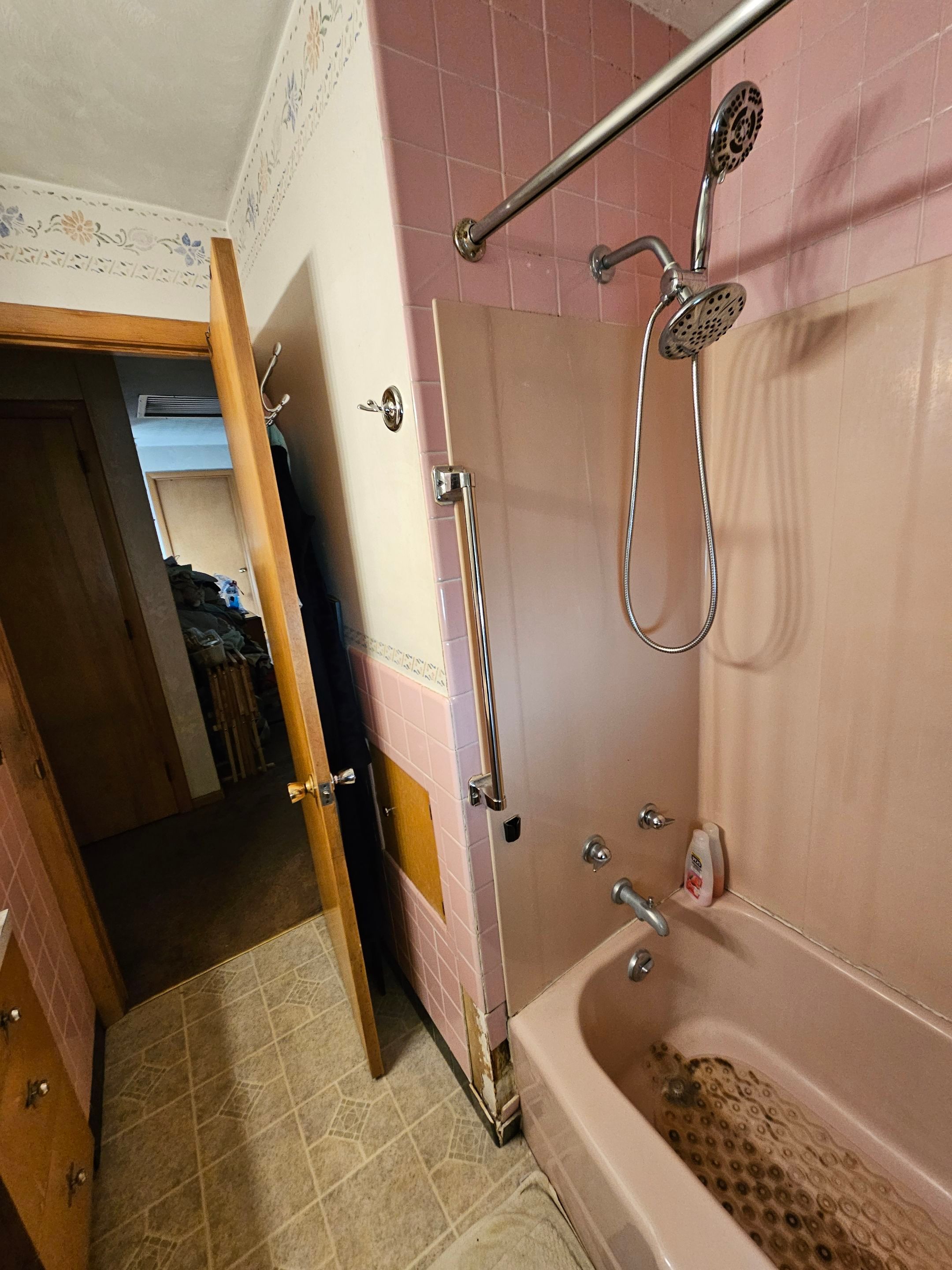 Tub to Walk-In Shower Installation in Ludlow, MA  by Yankee Home Improvement