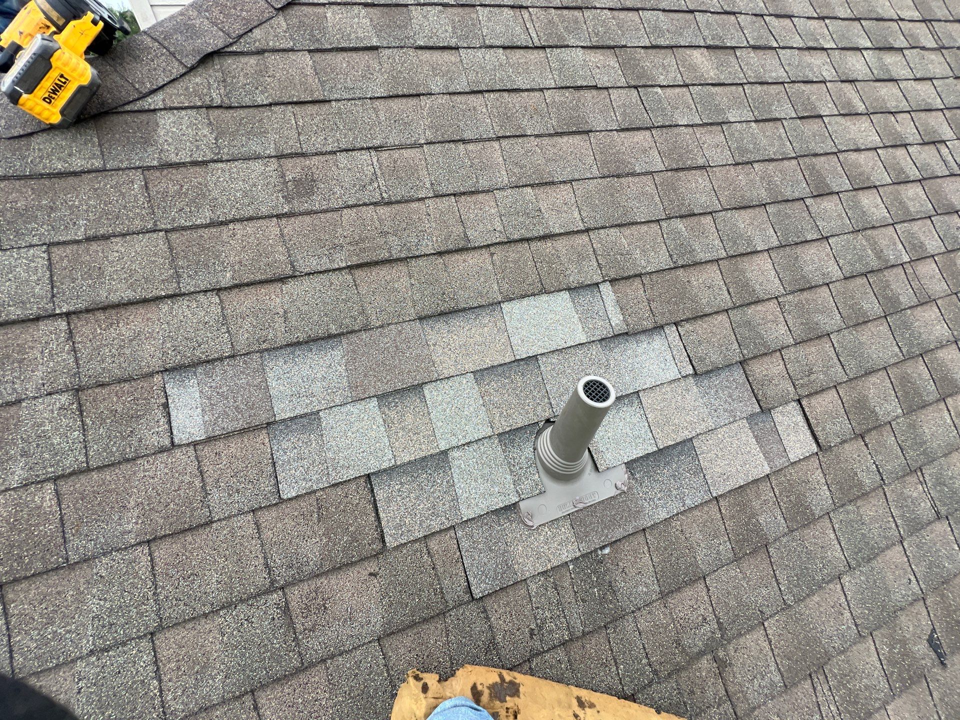 Hail Damage using Owen's Corning Duration (Lifetime) Shingles by Roof Repair Company