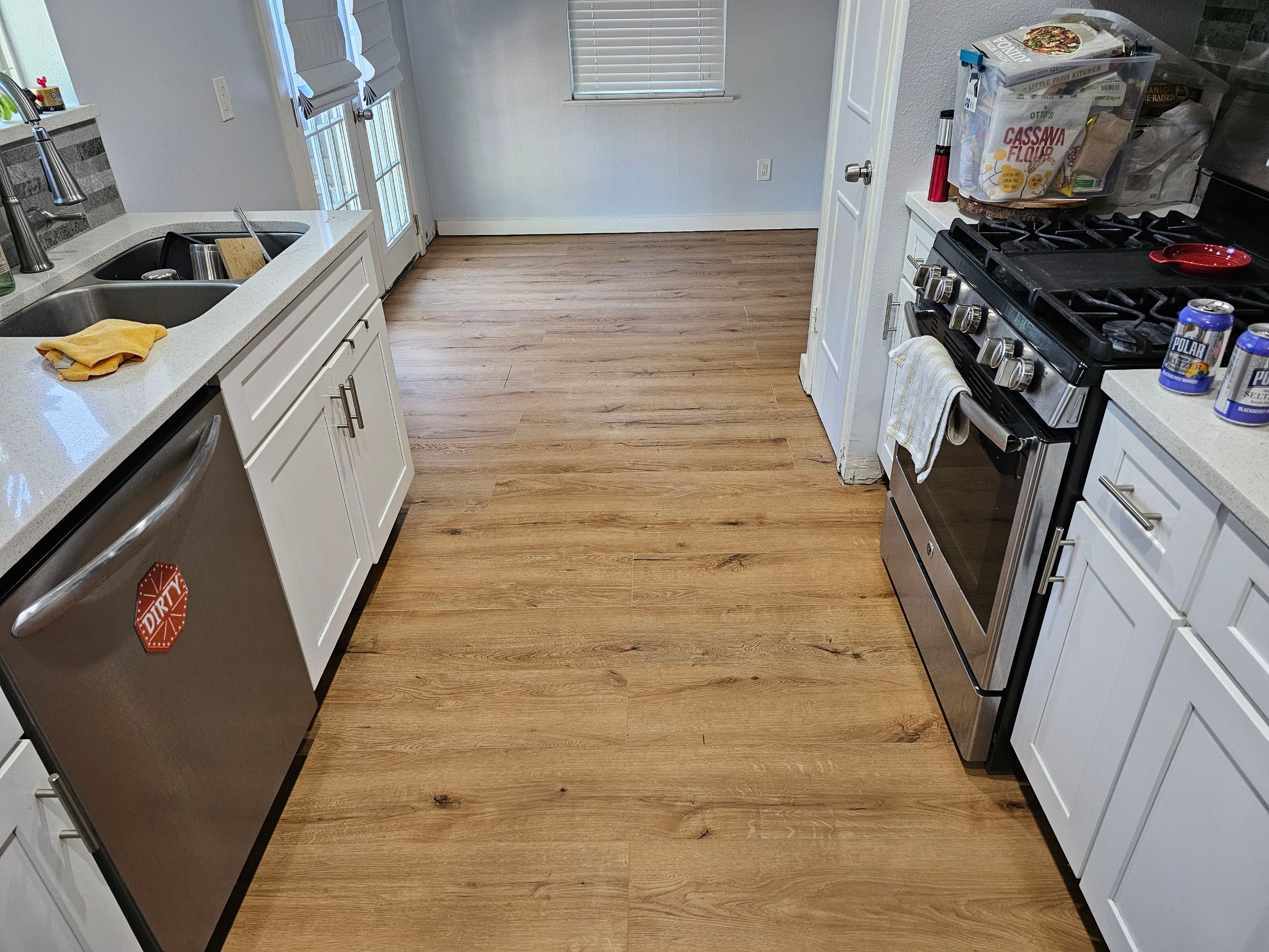 Laminate floor & fence by EL-GC LLC 