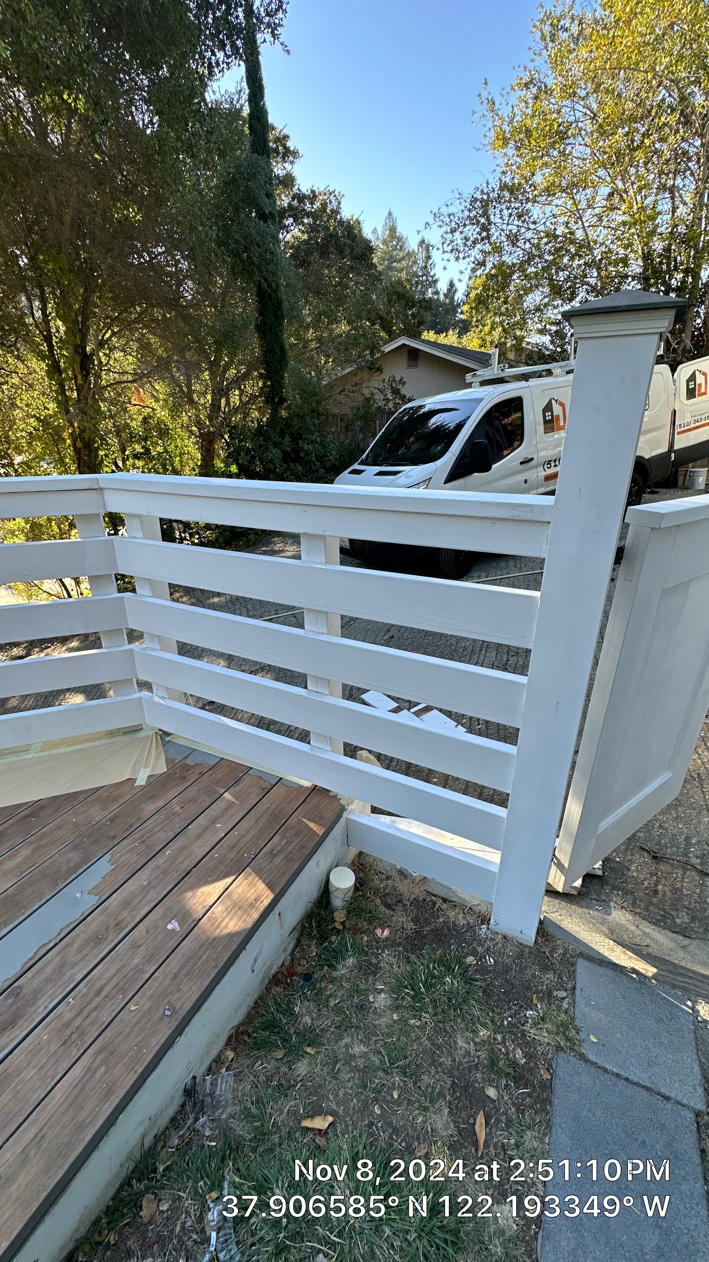 Deck Repaint using Sherwin-Williams by Herrera’s Bay Area Painting inc.