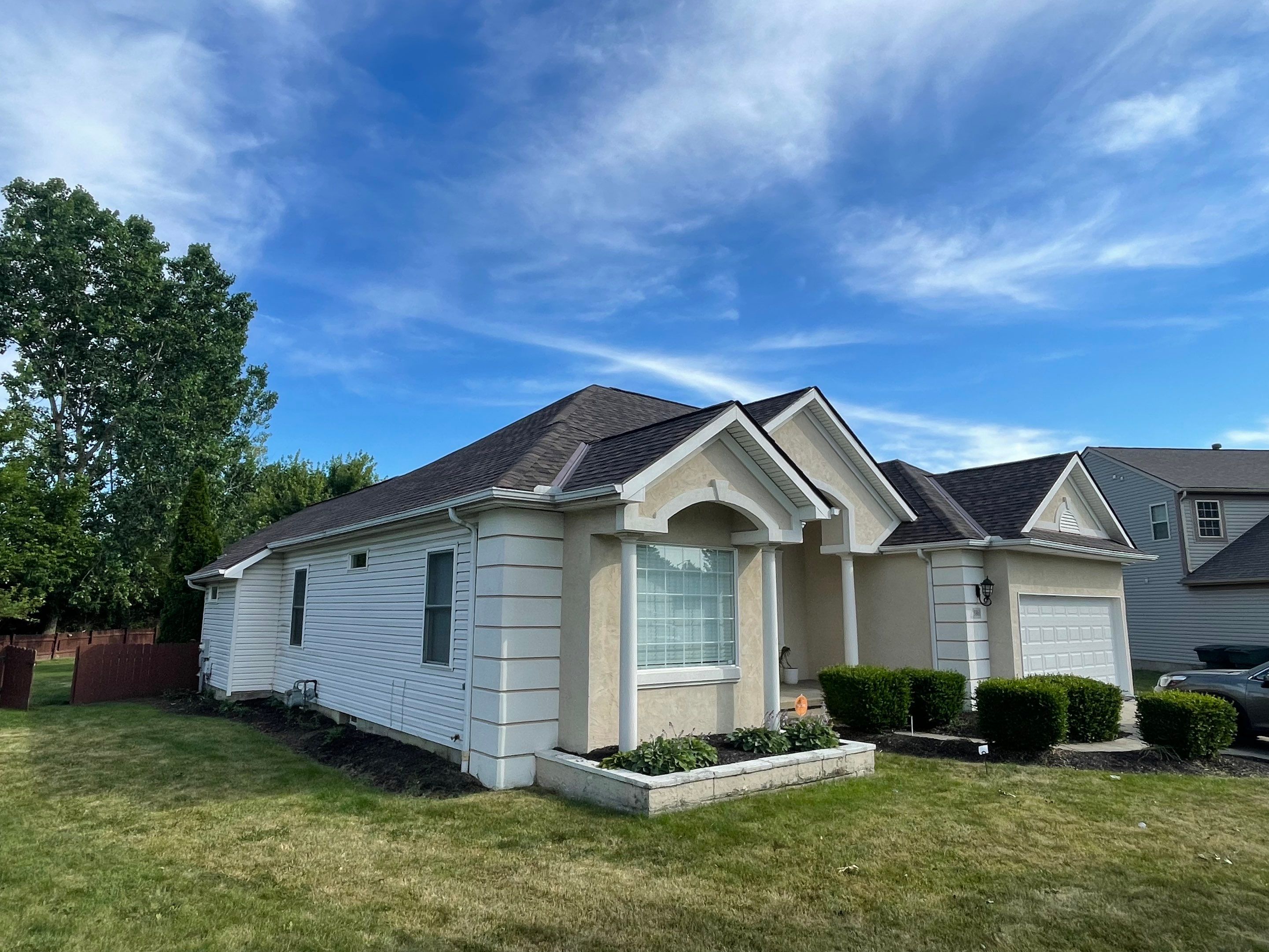 Residential Roofing Installation using IKO dimensional shingles by SOS Home Ohio 
