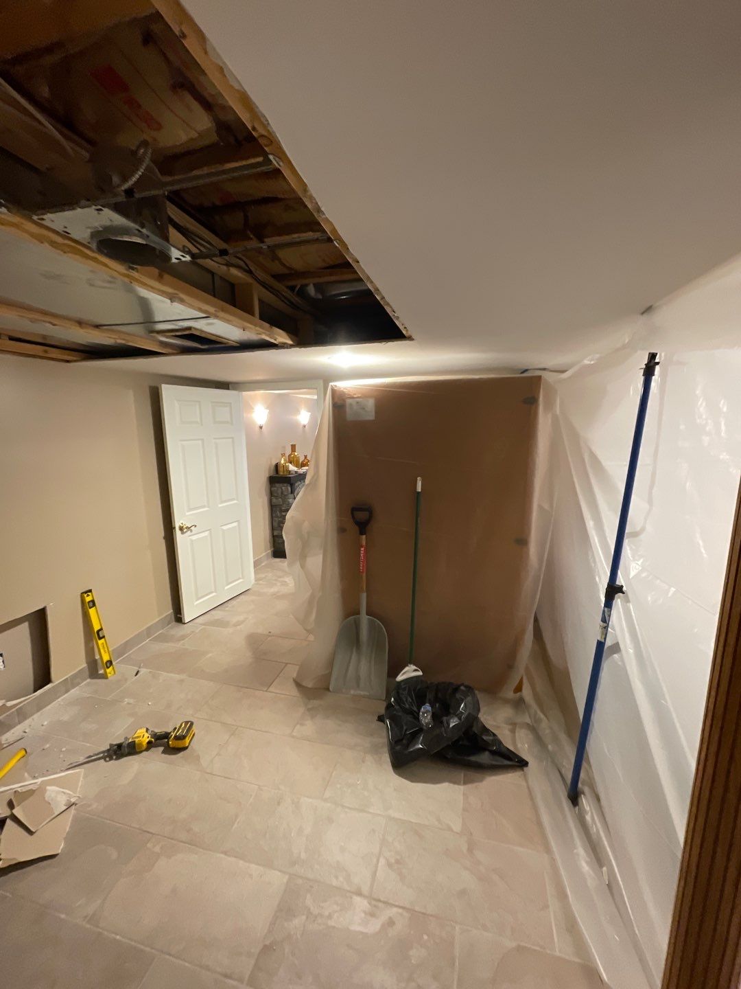 Project in Plymouth by EzDry Water Mitigation & Property Restoration