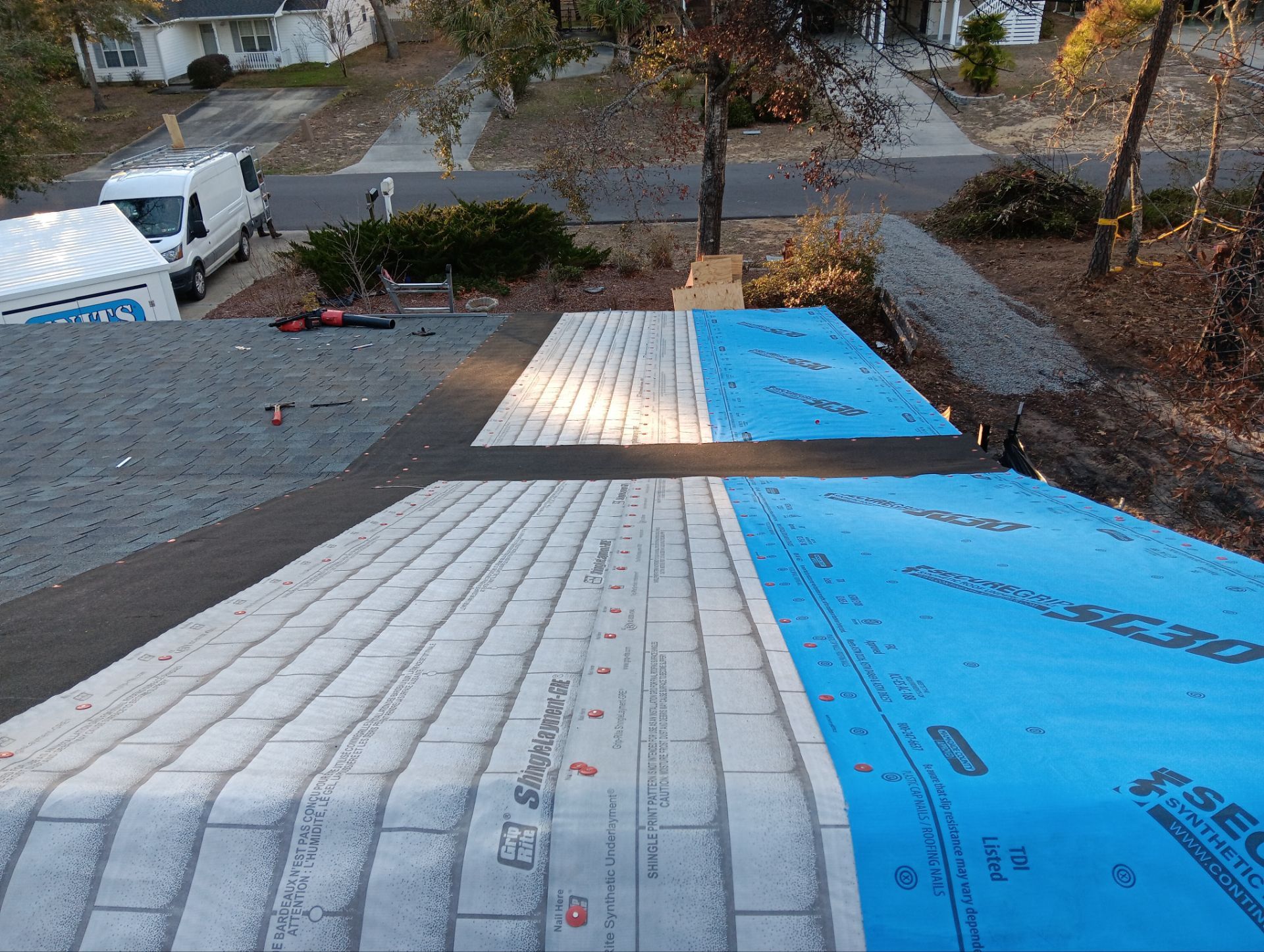 Fire Damage Insurance Workscope Roof Repair in Oak Island, NC Using CertainTeed Landmark by RGR Construction and Roofing, LLC