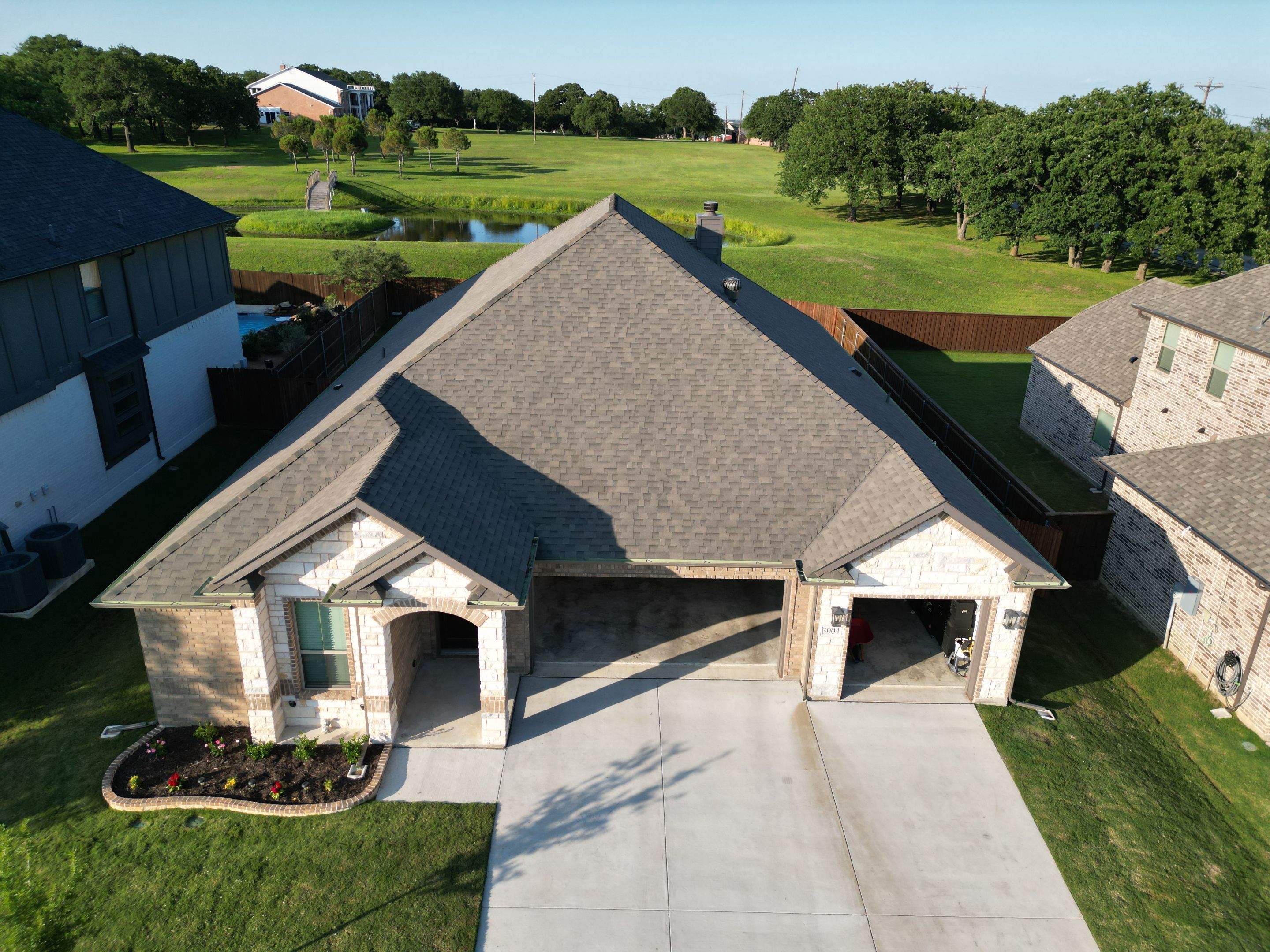 Residential Roofing Installation using Malarkey Vista AR by Harvey Roofing & Construction