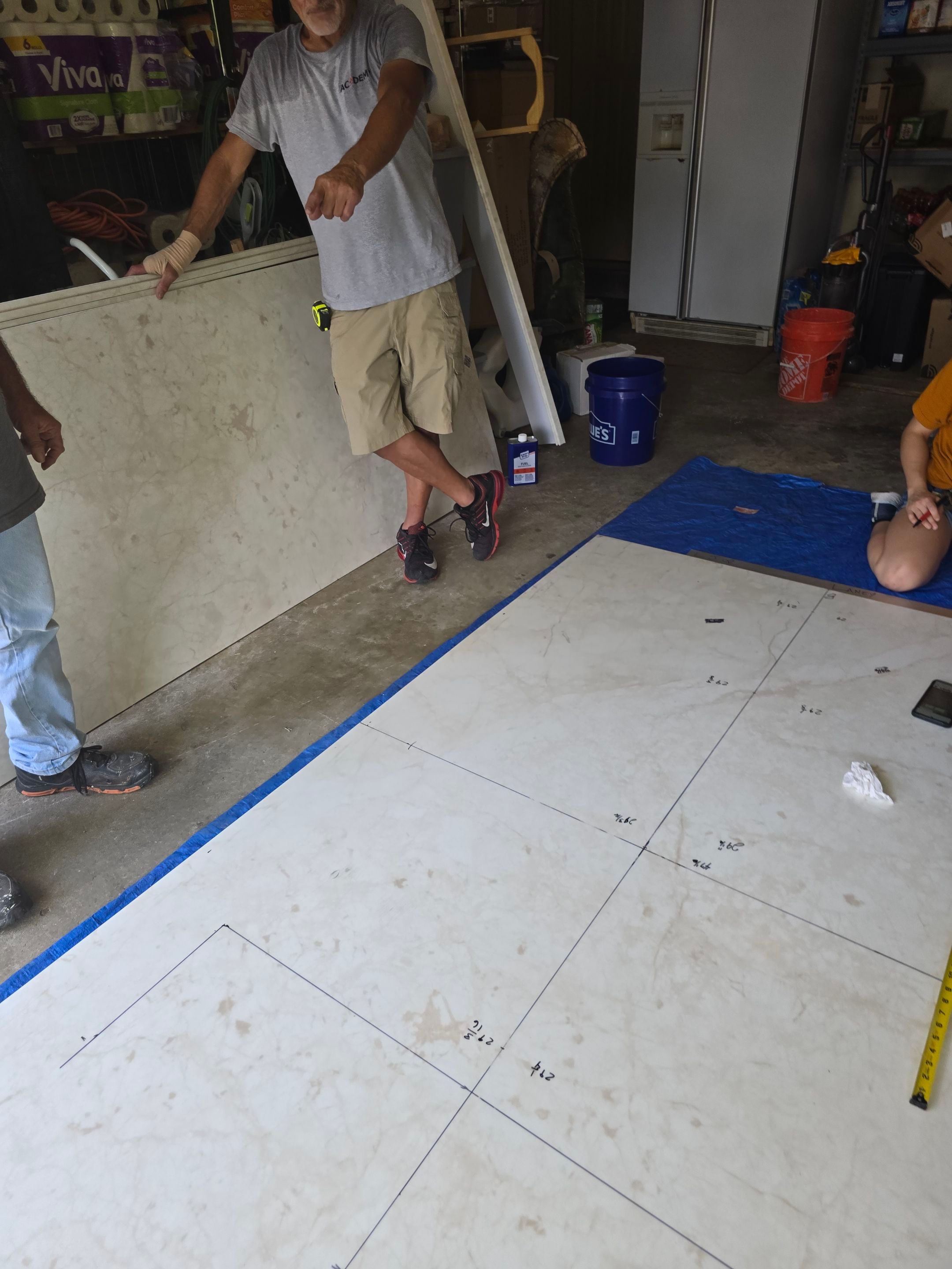 Sentrel Shower with window and ADA chair / ADA grab bar by Academy Construction