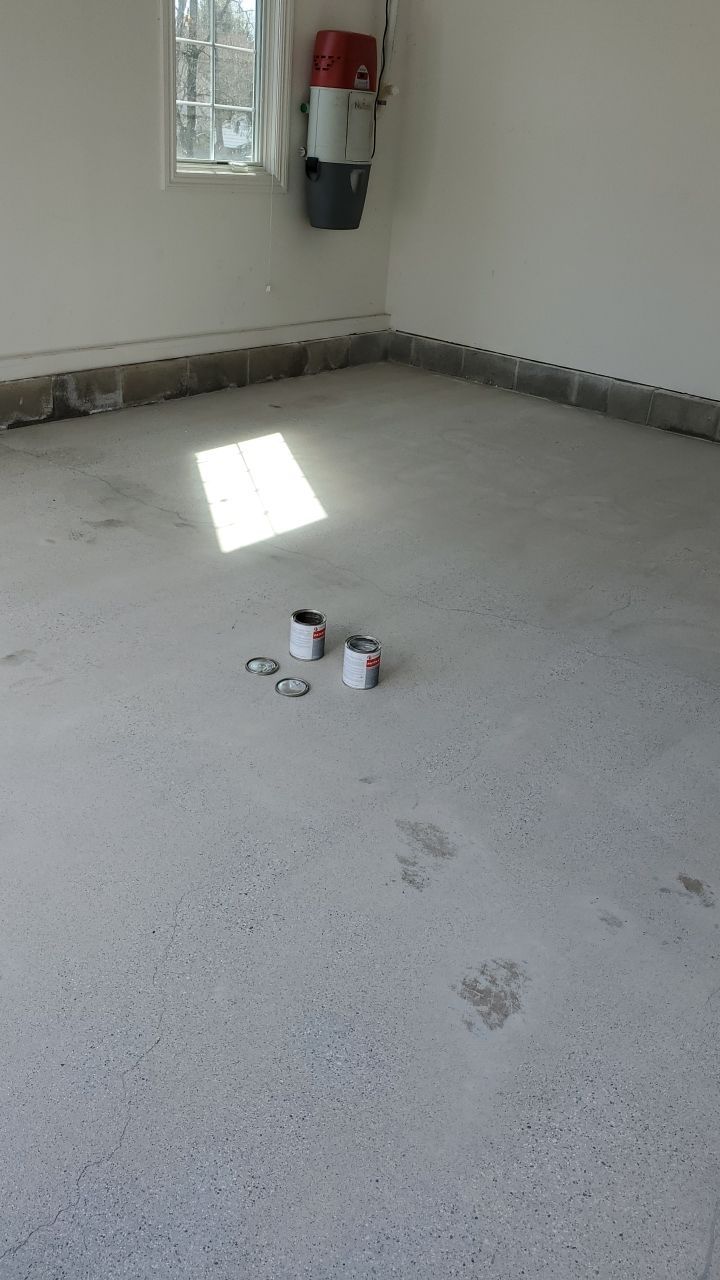 Garage Floor using Penntek Slatestone by Spectrum Painting, LLC