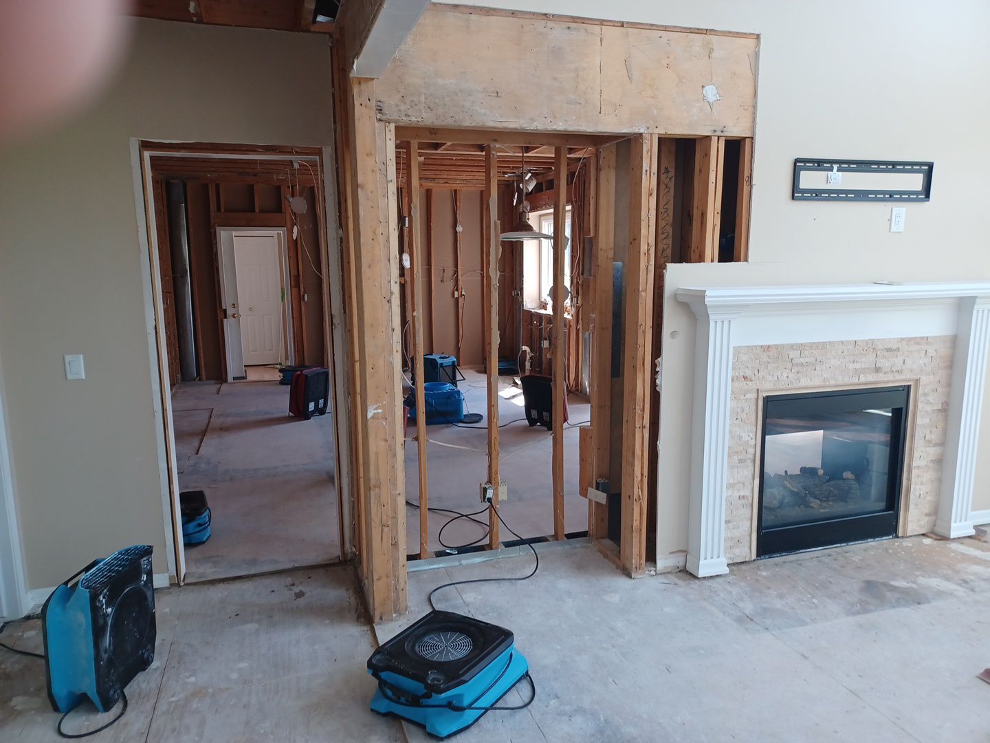 Project in Canton by EzDry Water Mitigation & Property Restoration