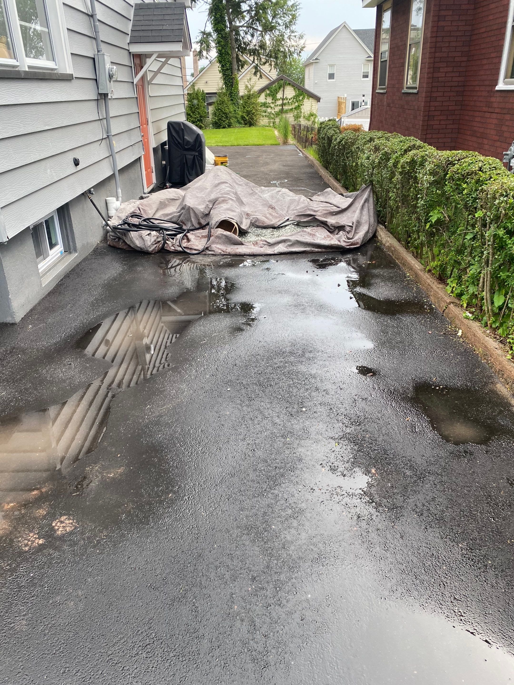 Interior French Drain Job in Lyndhurst, NJ by Pure Service Pro, LLC 