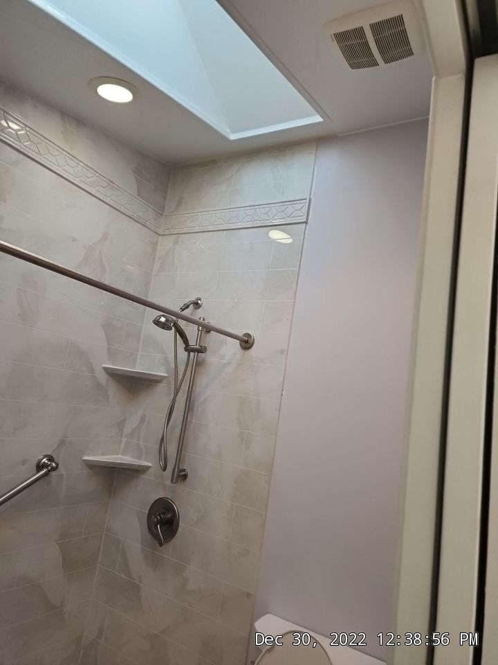 Tub to Shower w Skylight by BathPlanet SW Virginia