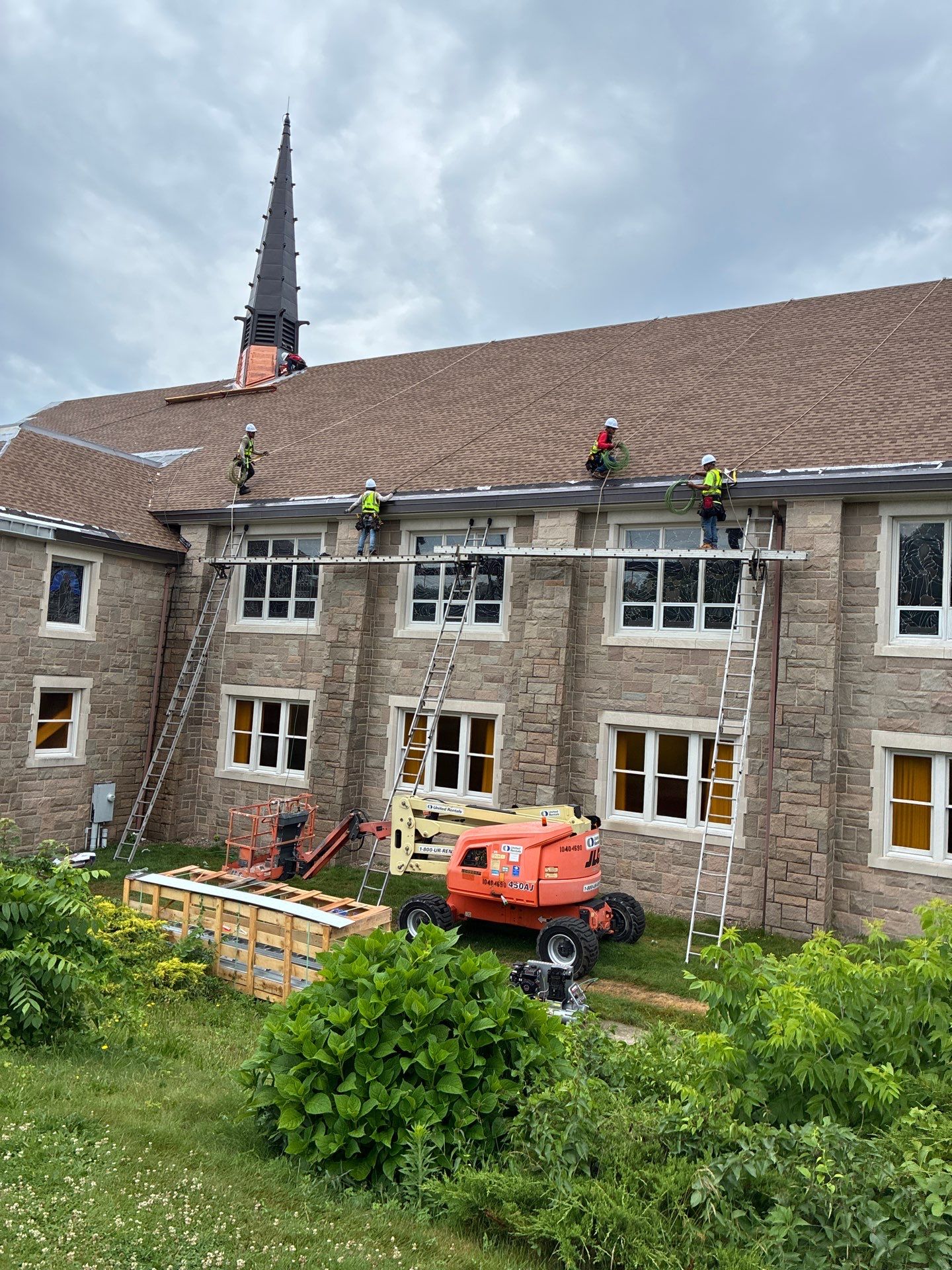 St. Pius Church - Commercial Roof Restoration by Rinaldi Roofing