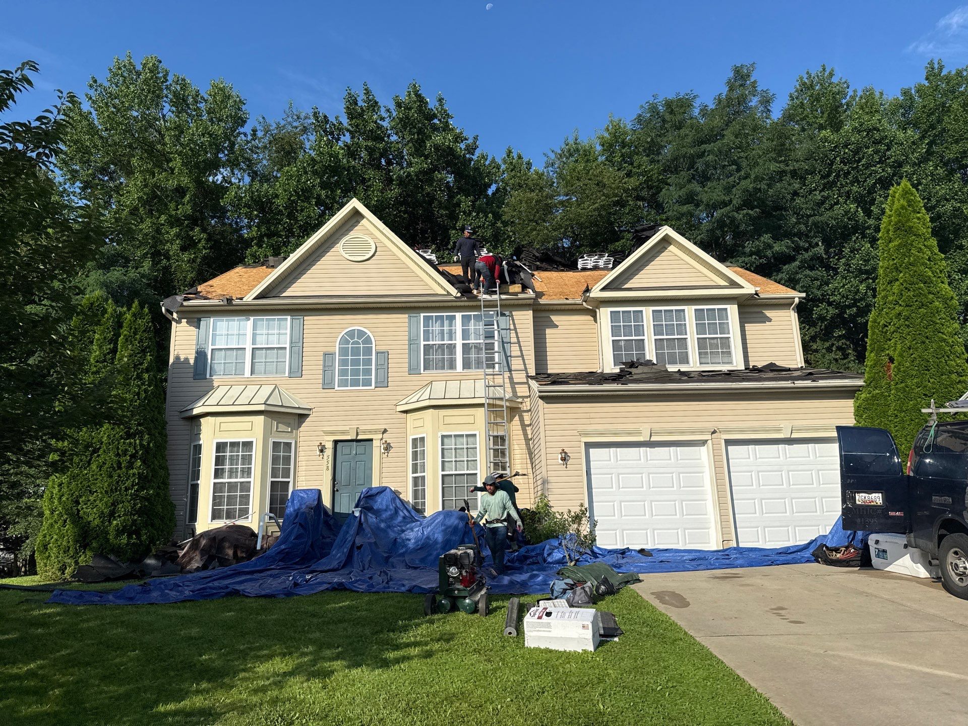 Residential Roofing Installation using GAF Timberline HDZ by Matter Roofing & Construction