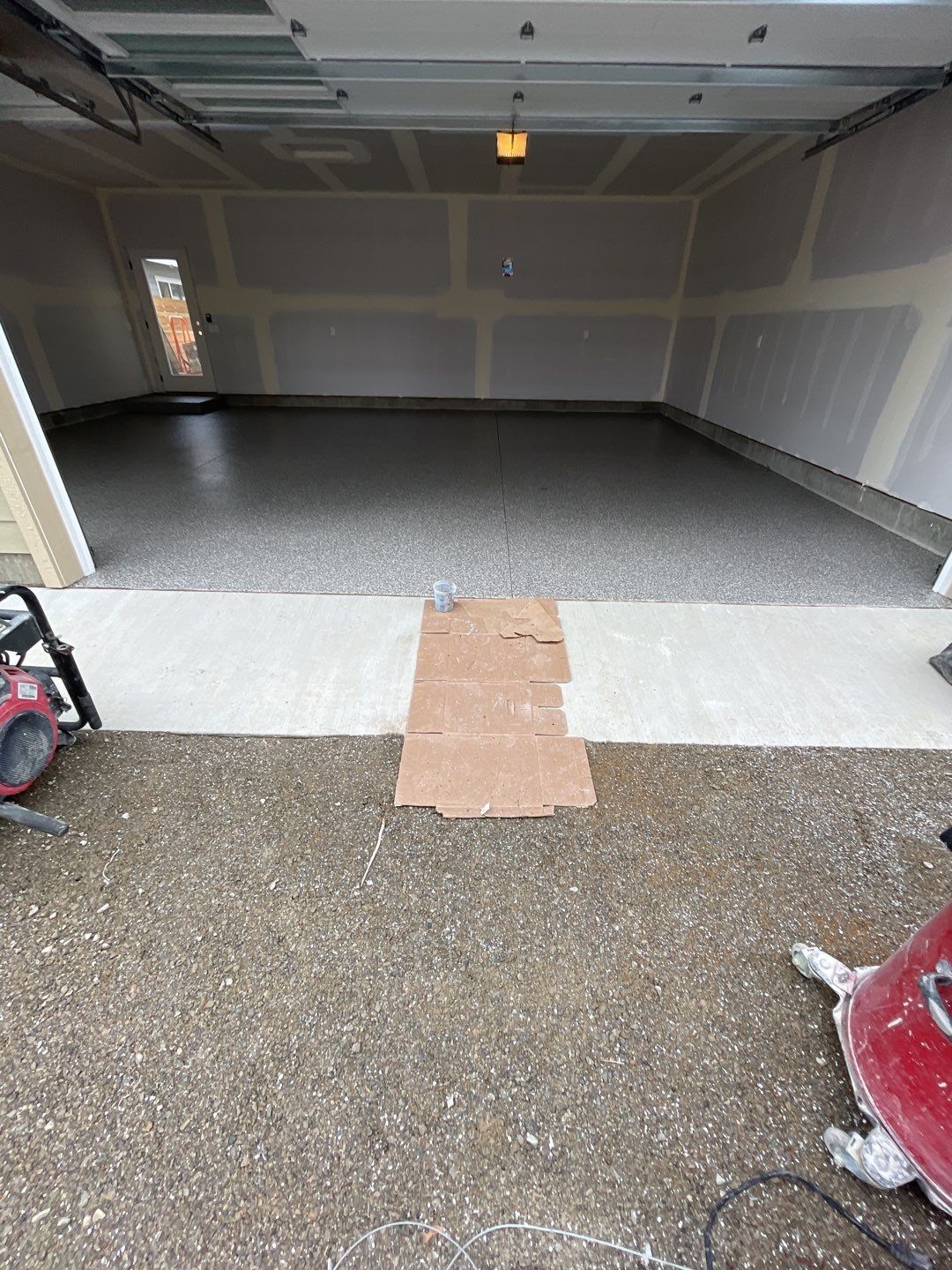 Garage Transformation using Silver Creek by Croc Coatings, LLC