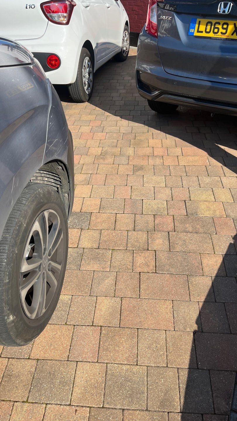 Patio Clean using Mosmatic Flat Surface Cleaner by Ges Exterior Cleaning ltd