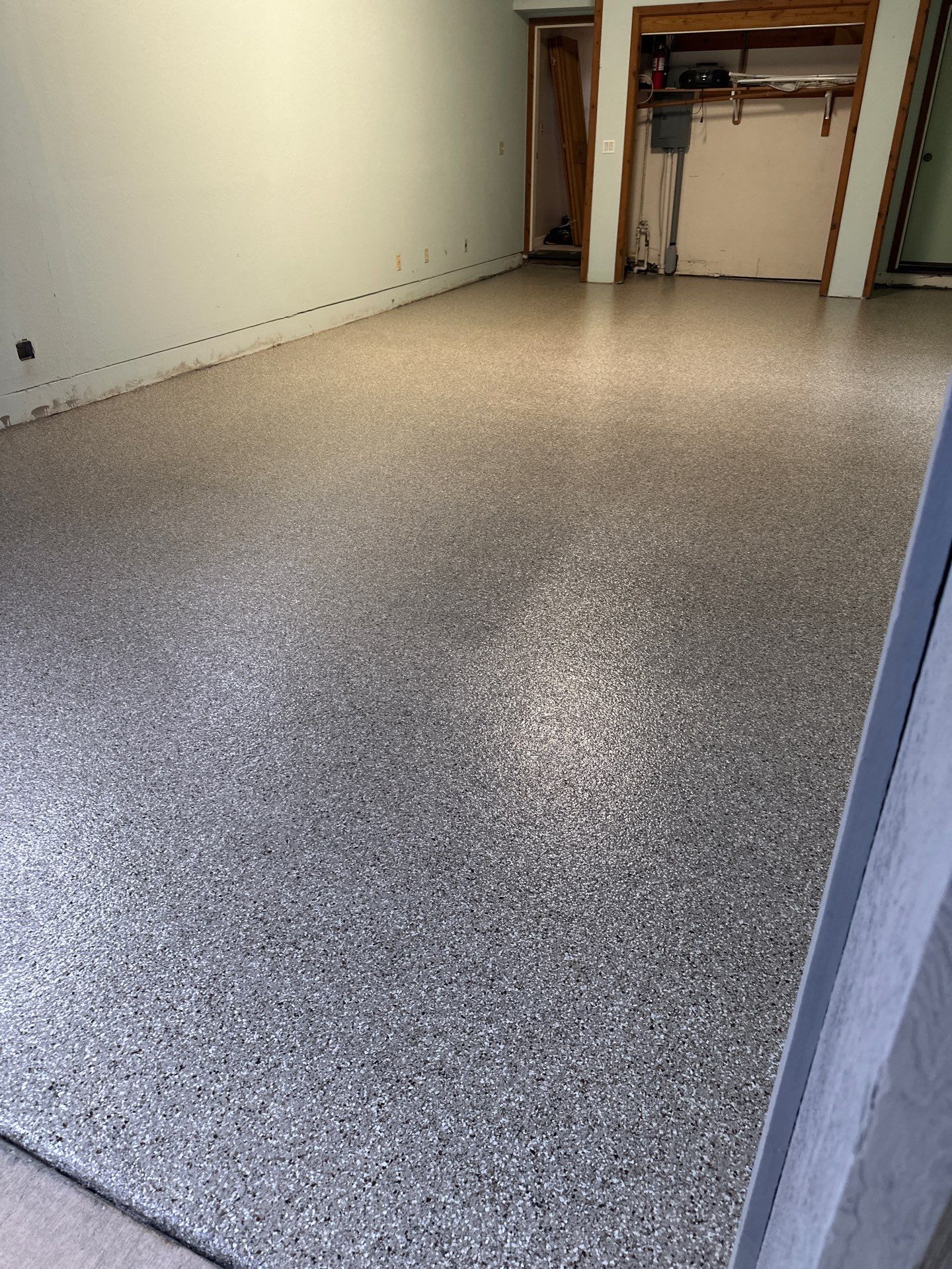 Full Garage and Interior Concrete Coating in Templeton