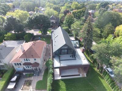 New Home Construction using 16" Standing Seam Panels