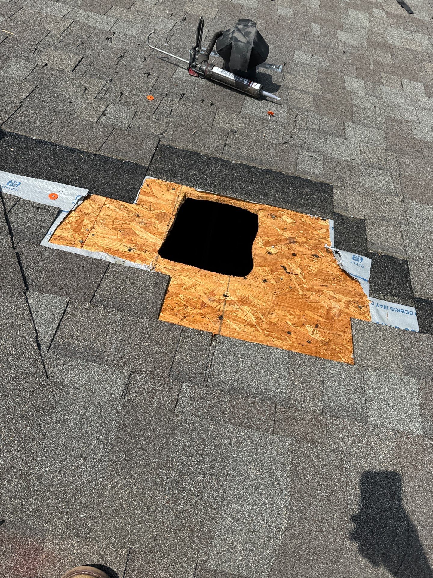 Hail Damage using Owen's Corning Duration (Lifetime) Shingles by Roof Repair Company