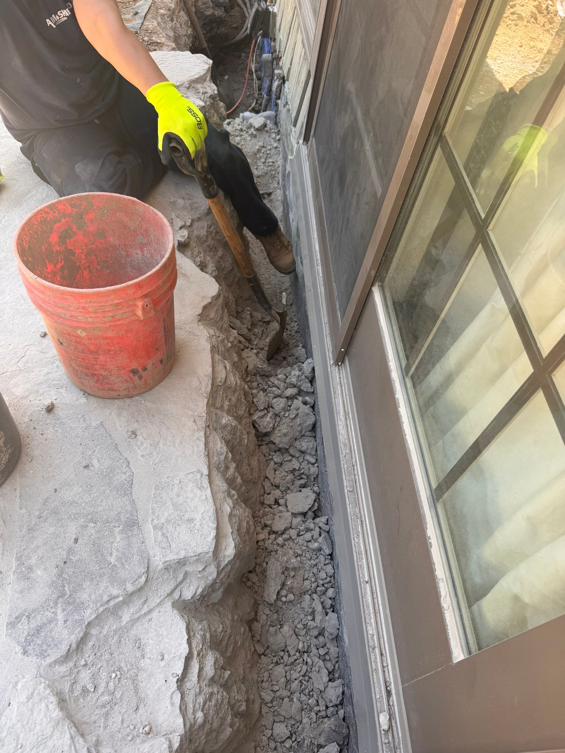 Mt. Misery Rd. Huntington, NY by A.M. Shield Waterproofing, Corp.