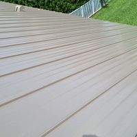 24ga 1.5" Mechanical Seam Buckskin by Total Roofing System The Metal Roof Experts