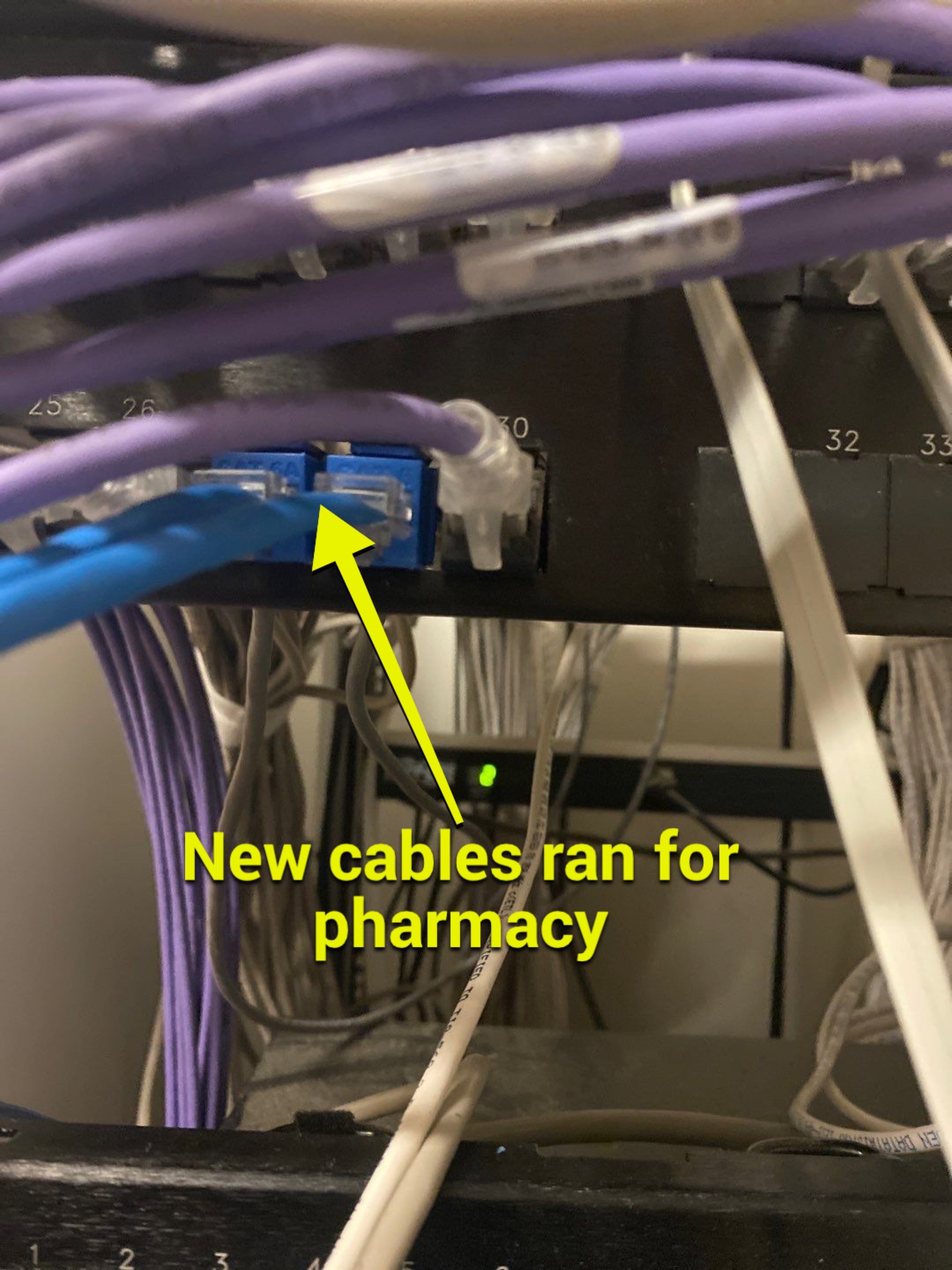 Network Repairs  using Cat 6 Cabling  by Firmament Solutions