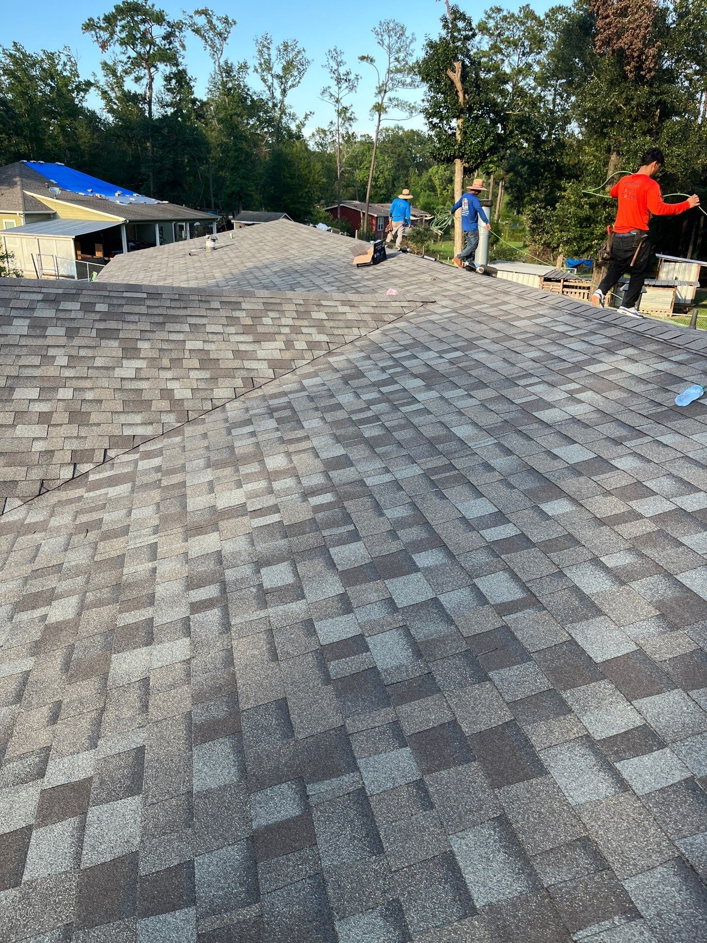 Residential Roofing Installation using Owen's Corning Duration (Lifetime) Shingles by Roof Repair Company