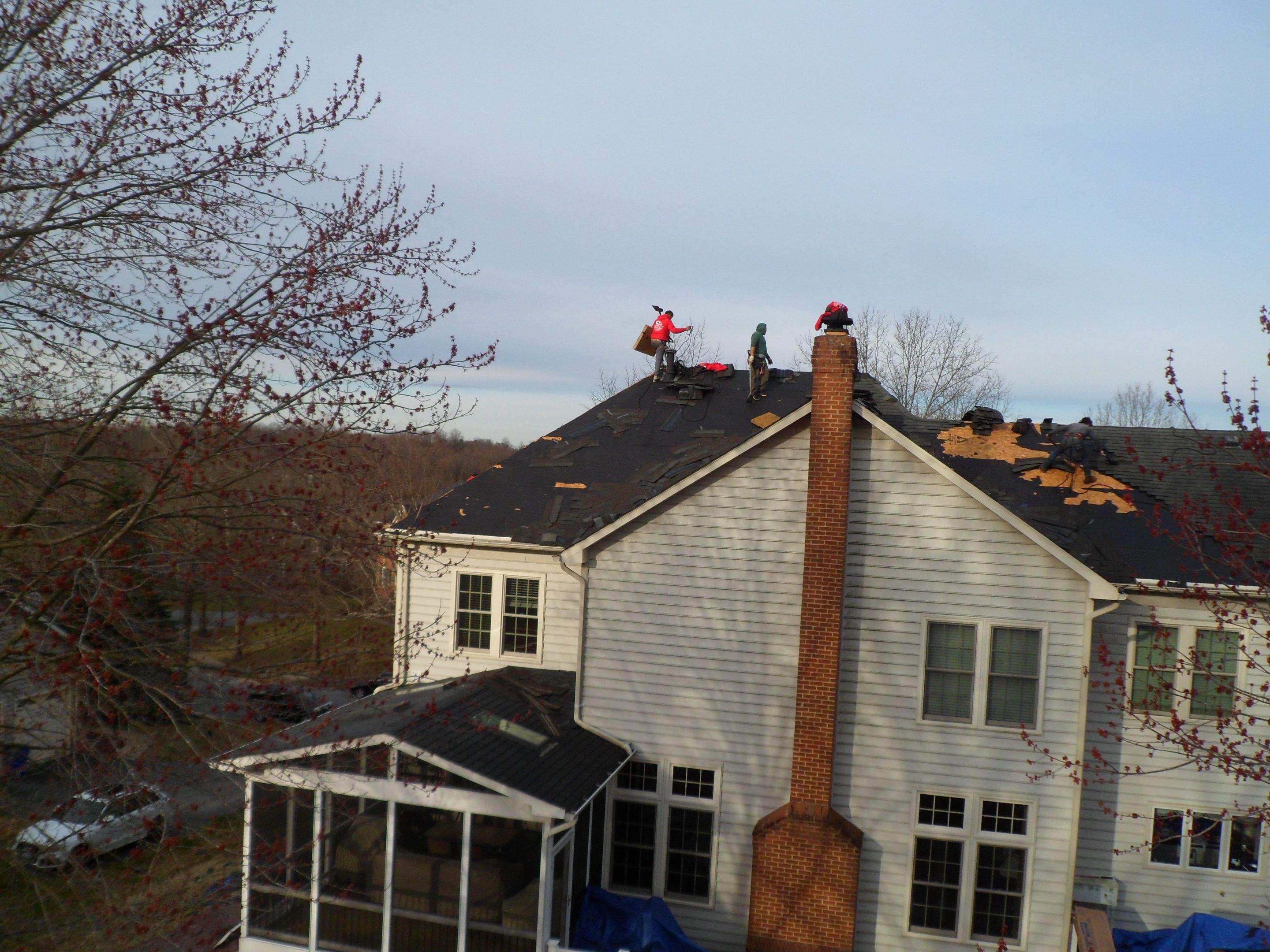 New Roof Installation & New Gutters and downspouts  by Alpha Design Services