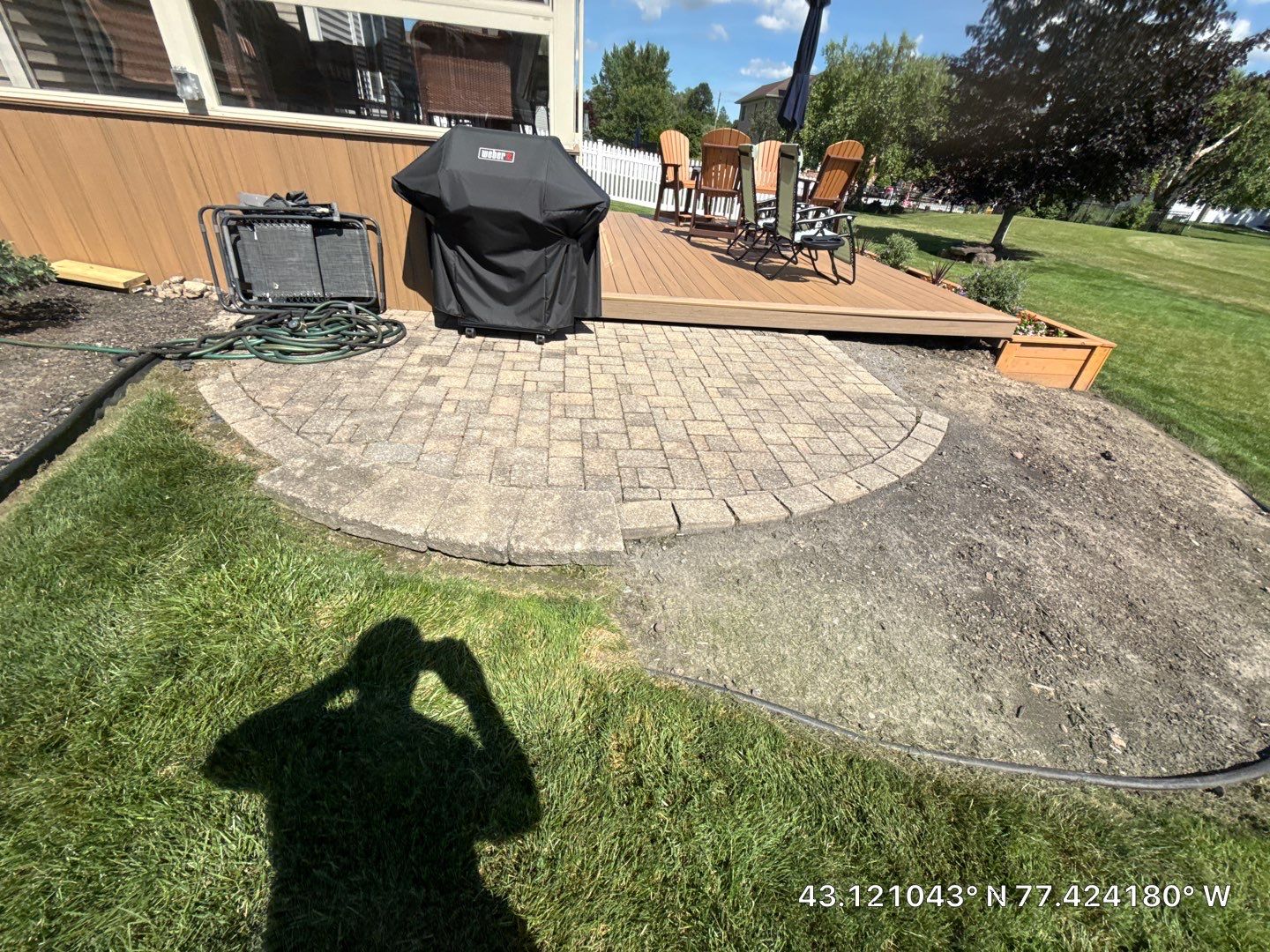 Ashler Slate Stamped Patio by NG Masonry & Construction LLC