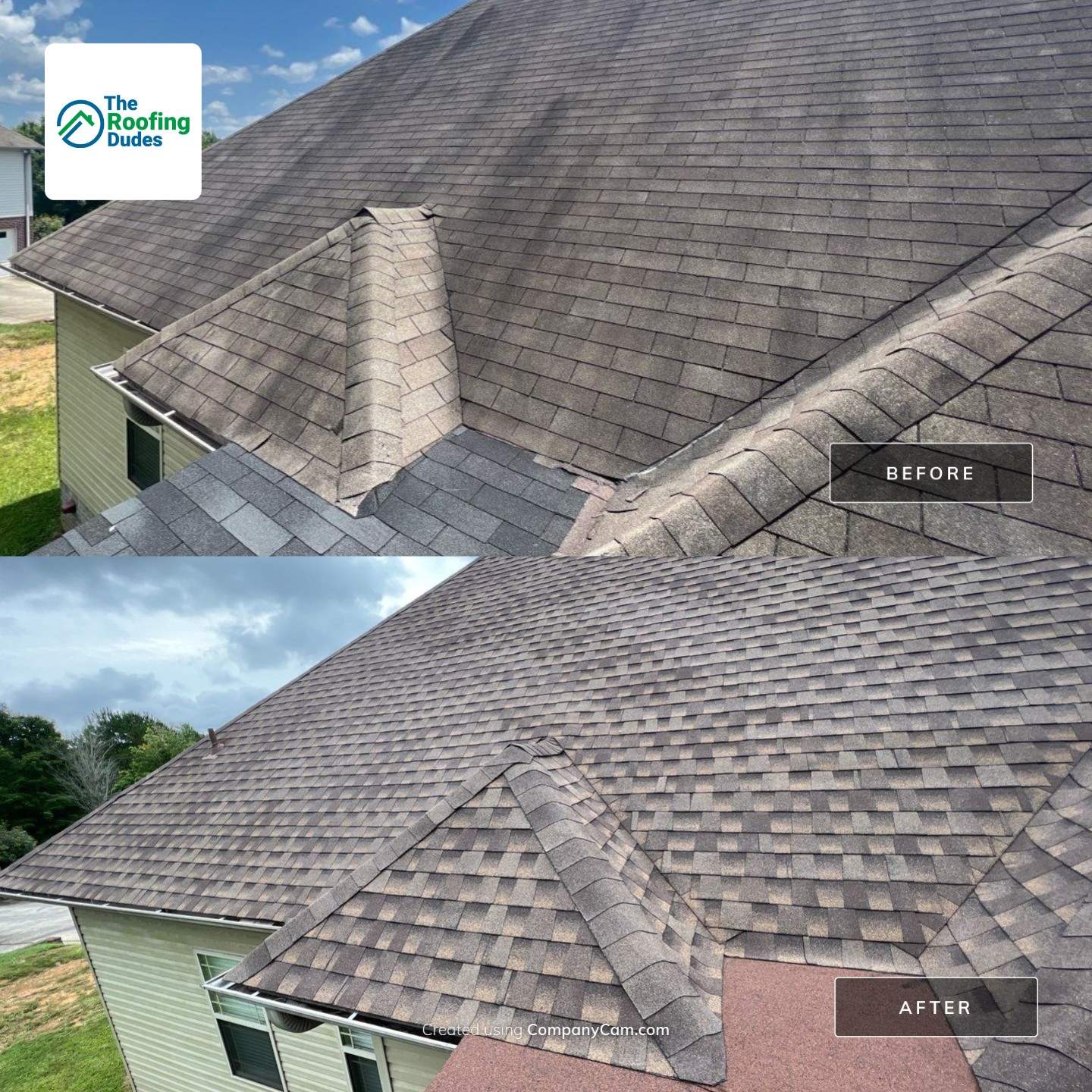 Residential Roofing Installation using Architectural Shingles by The Roofing Dudes