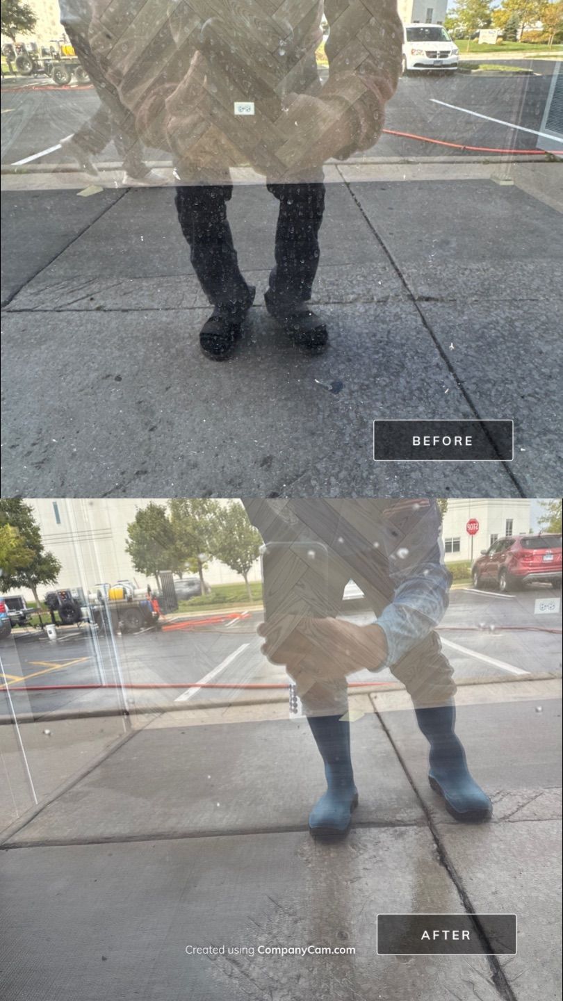 Project in Elgin by Simmons Power & Soft Washing