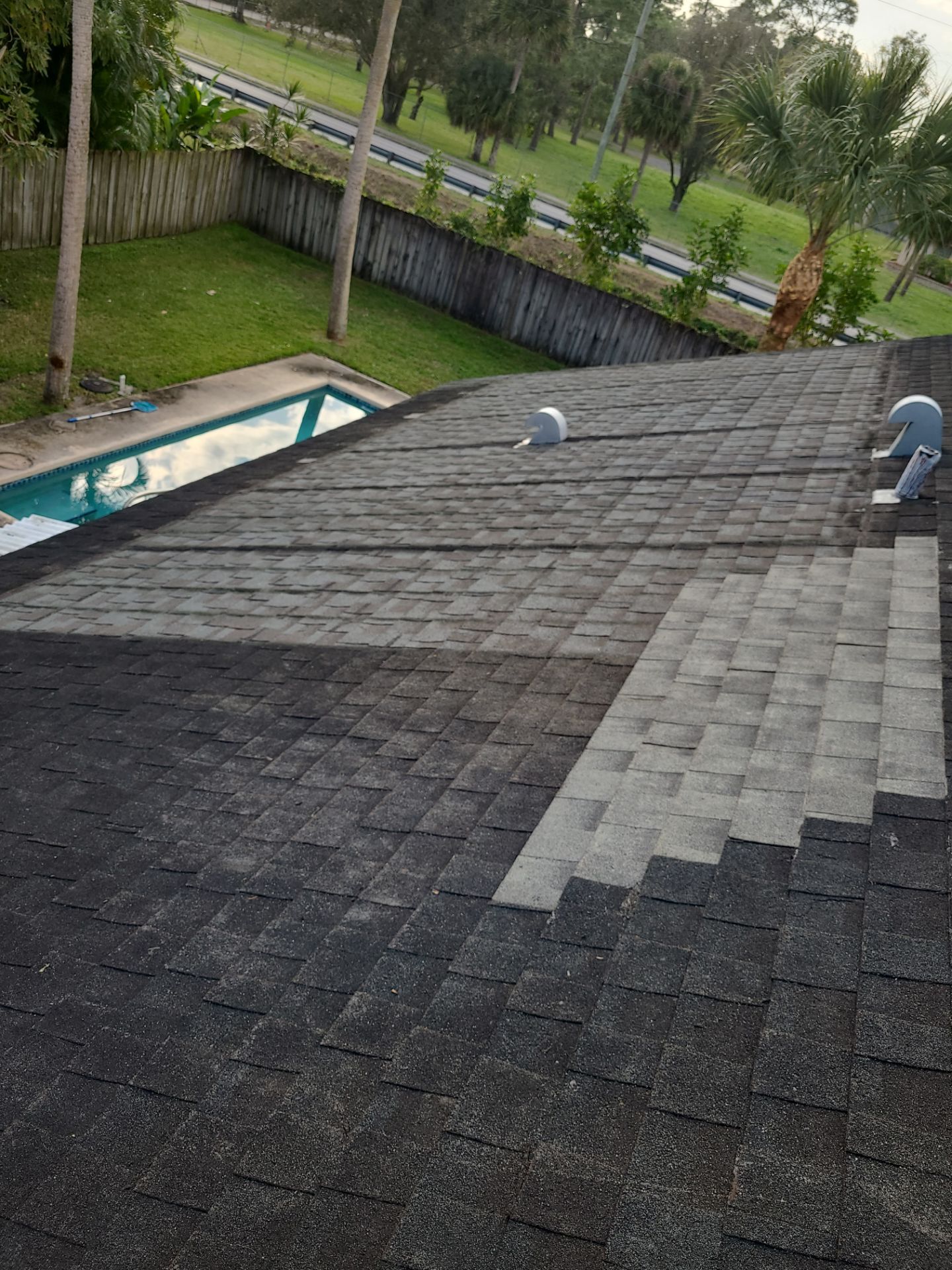 Residential Shingle Roof Repair and Driveway Coating in Royal Palm Beach by Aastro Roofing