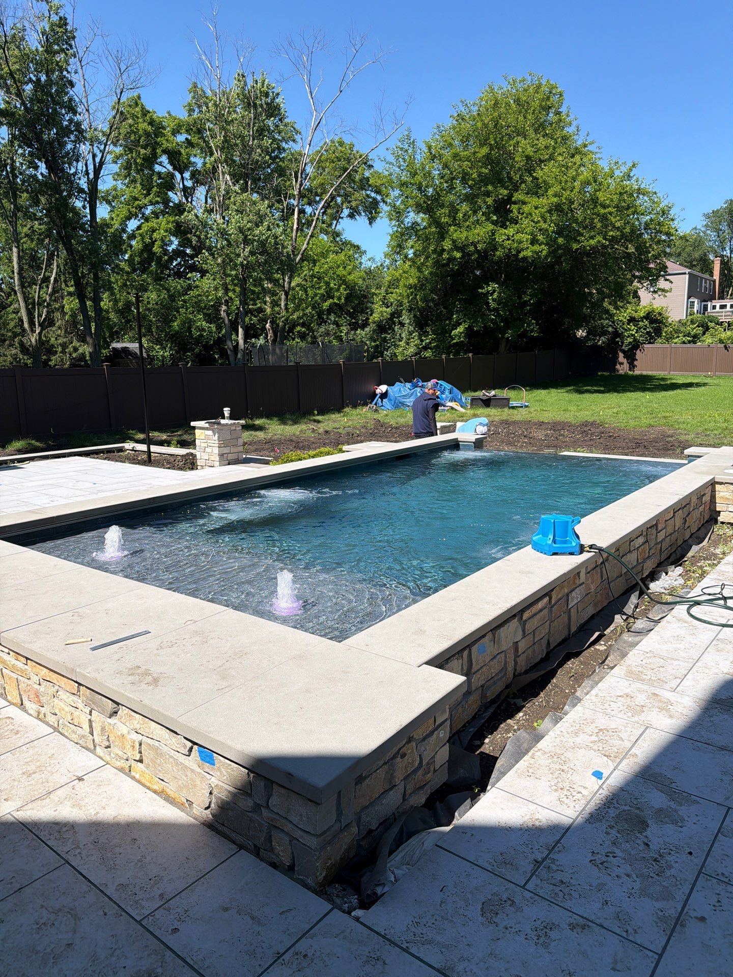 Swim Spa - Jet Benches - Spillover - French Riv by North Shore Pool & Spa
