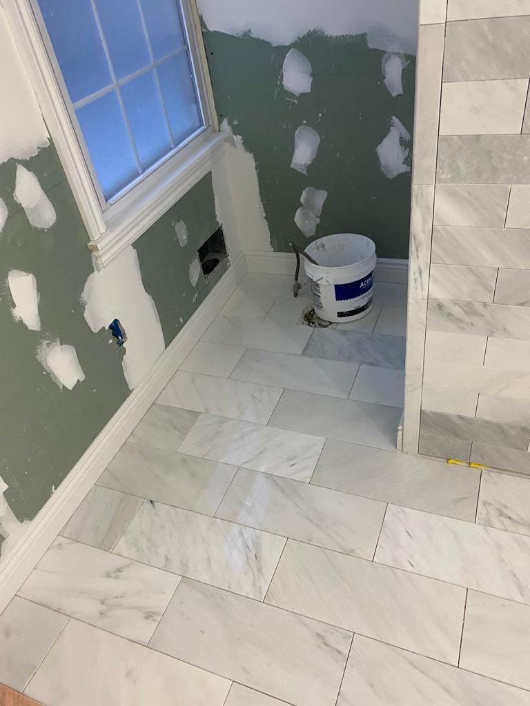 Bathroom Remodel using Tile by Home Concepts Construction
