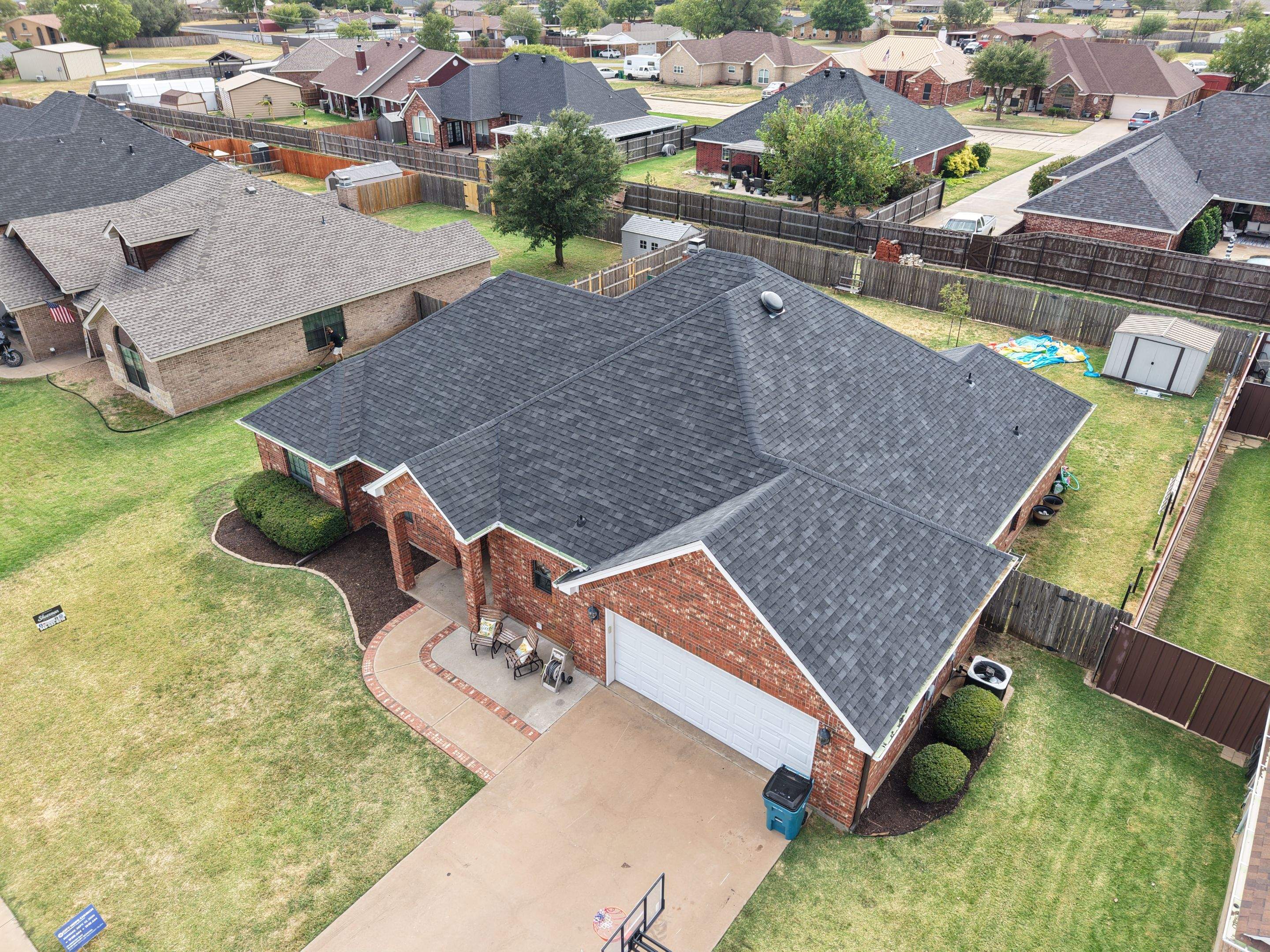 Owens Corning Duration Storm Class 4 Roof Replacement in Burkburnett, Texas by Shearman Roofing & Construction