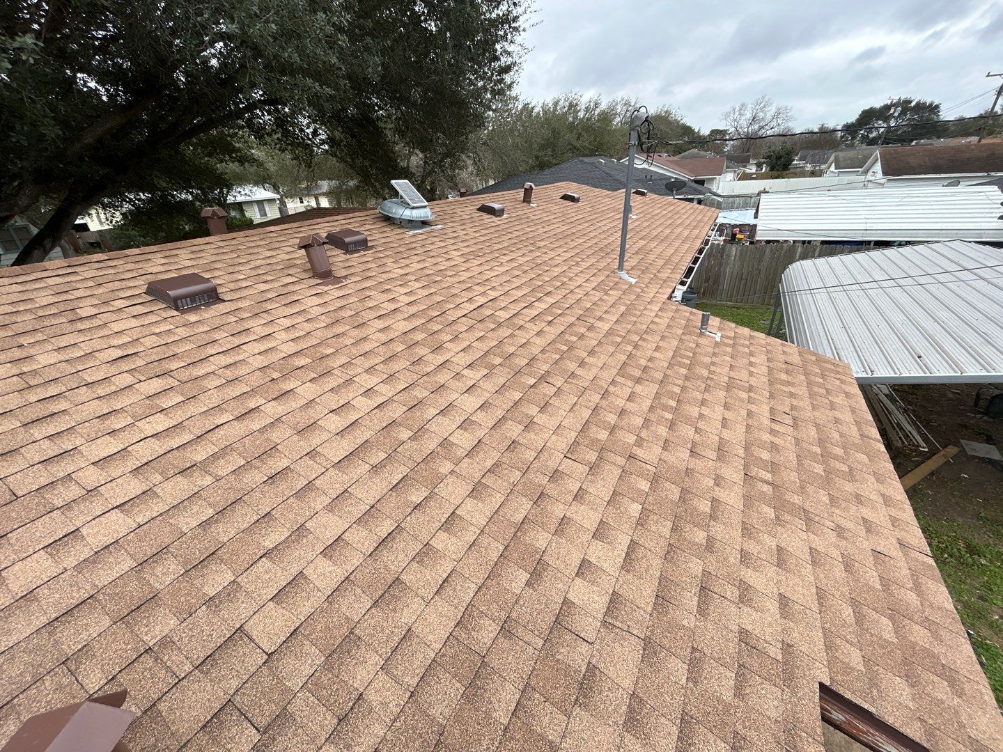 Residential Roofing Installation using GAF Natural Shadow by Lighthouse Roofing