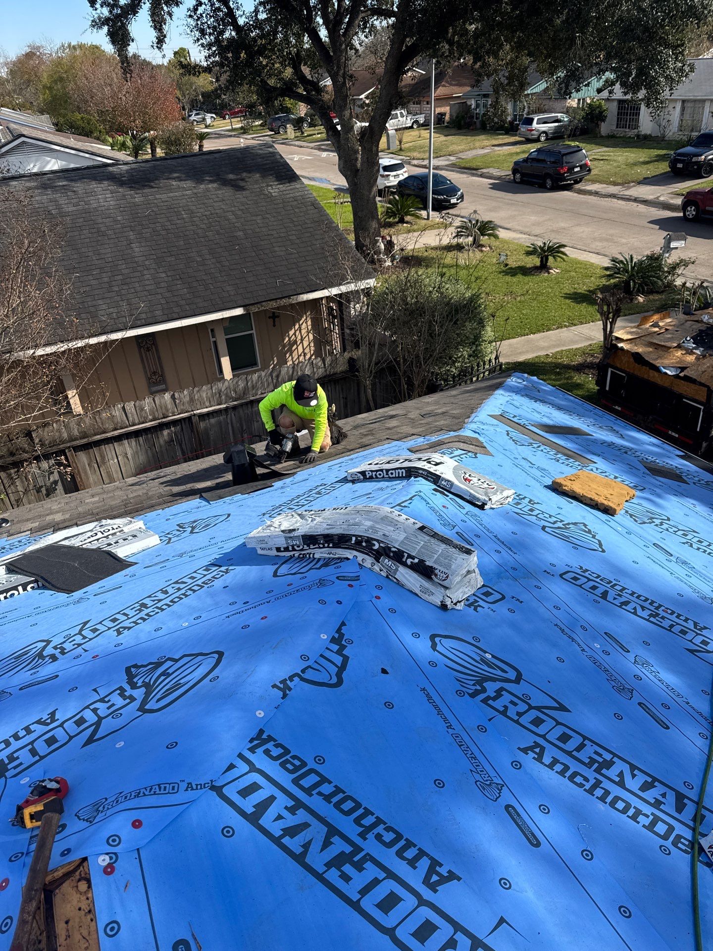 Project in Houston by Proud Roofing