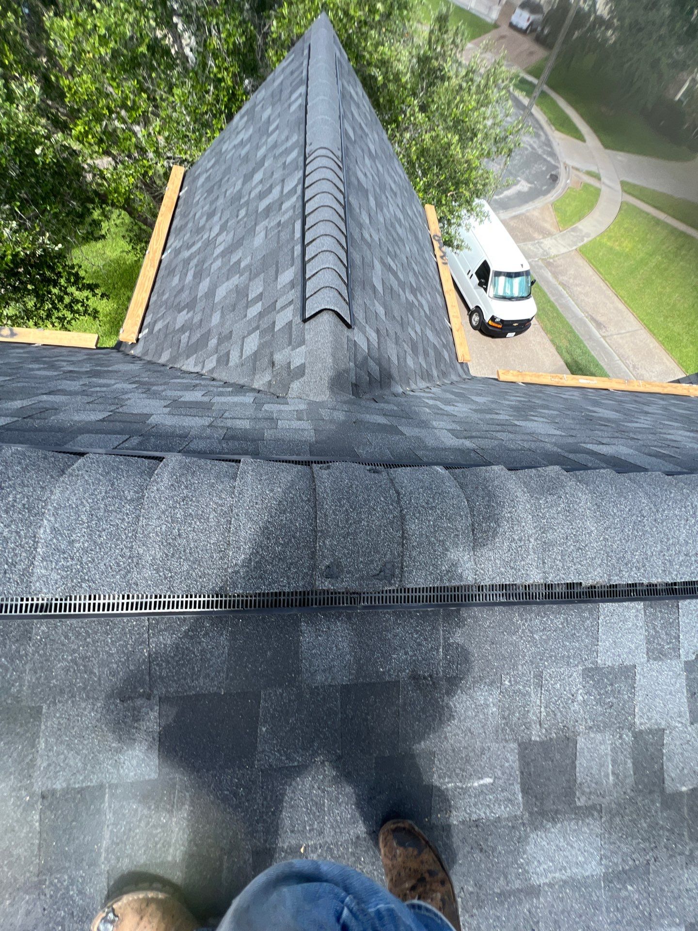 Steep and High...Let's get It! by Bayfront Roofing and Construction