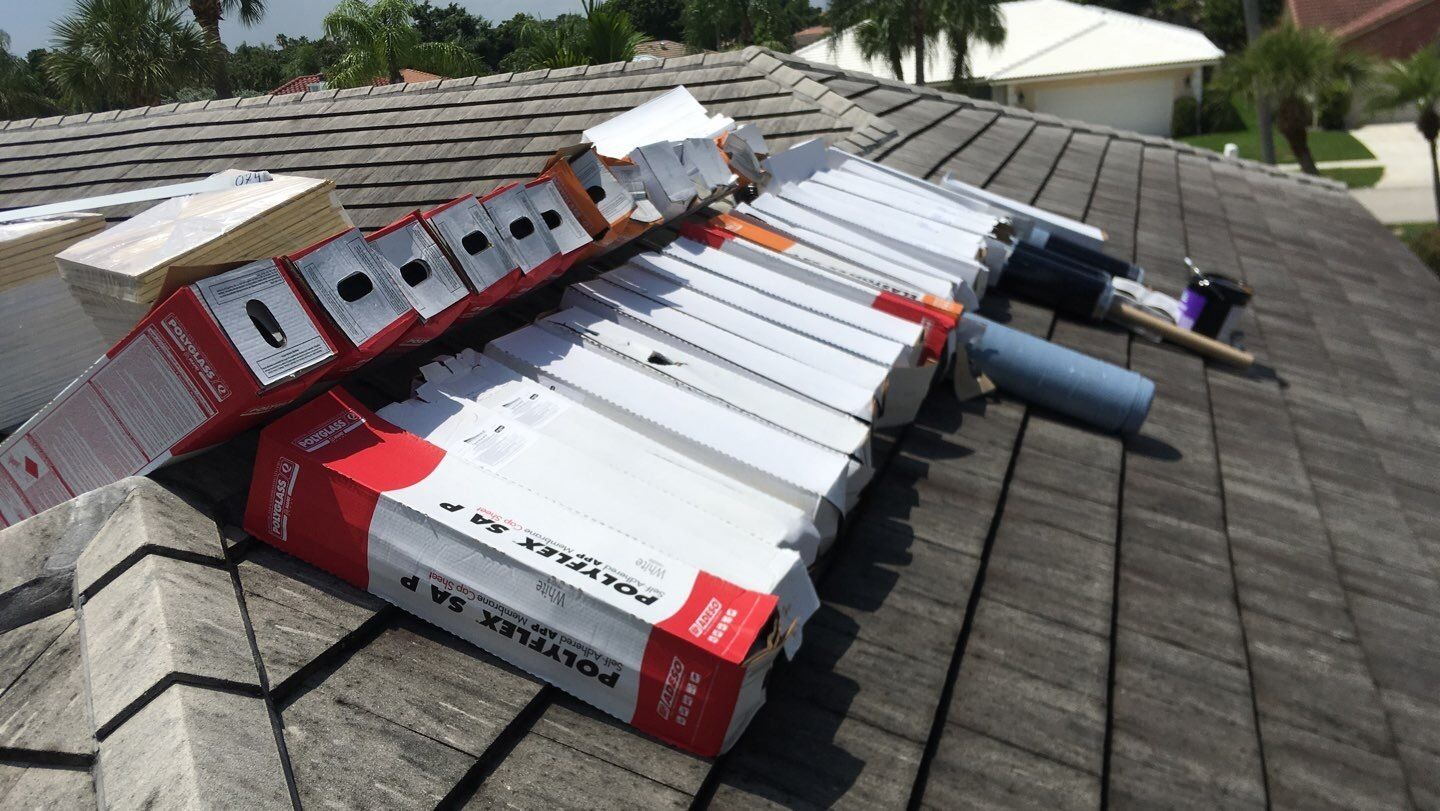 Residential Roofing Installation using 1" Nail strip metal roof by BLUES BROTHERS ROOFING