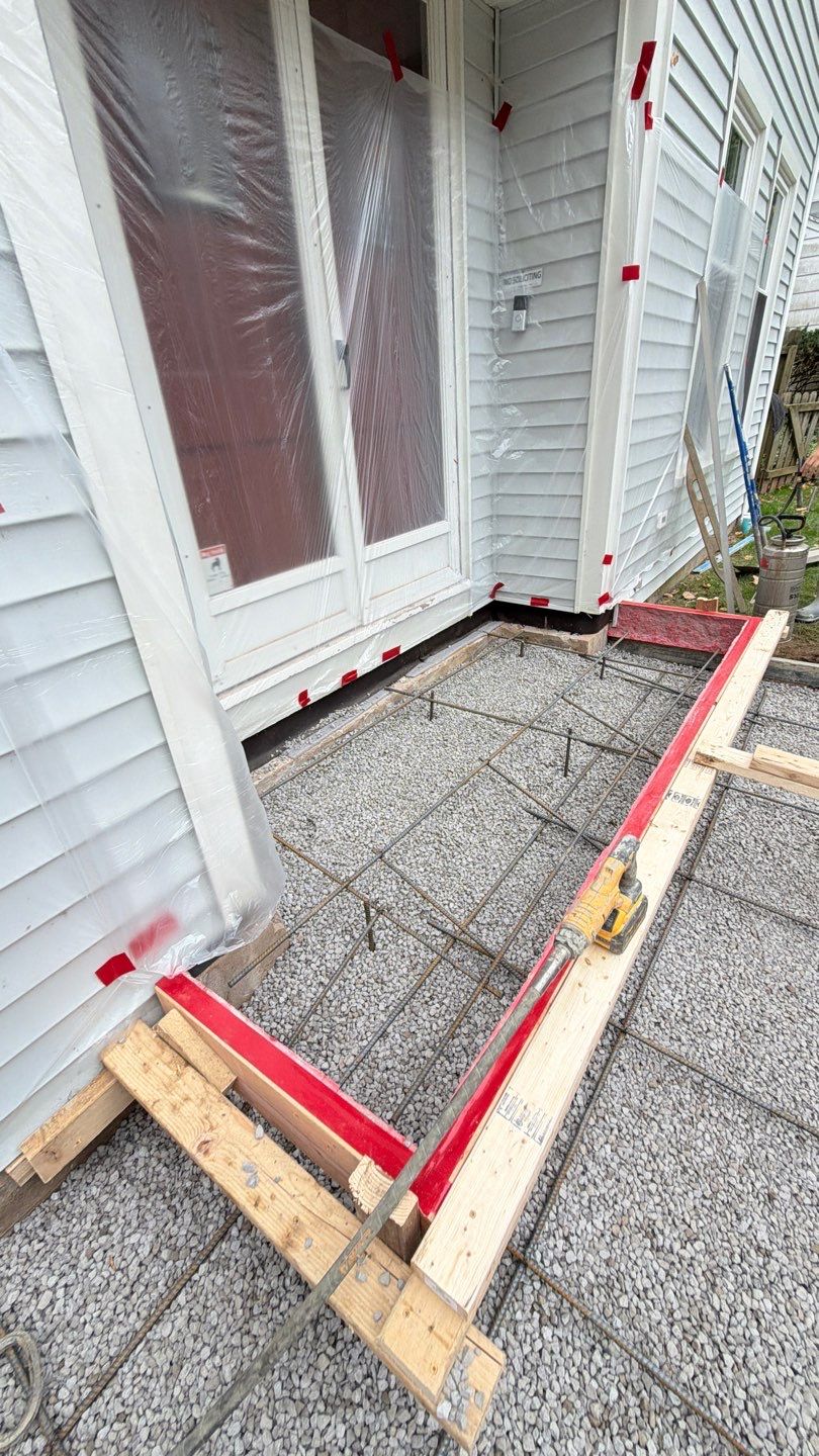 Oxford Slate Stamp w/ Border Walkway by NG Masonry & Construction LLC