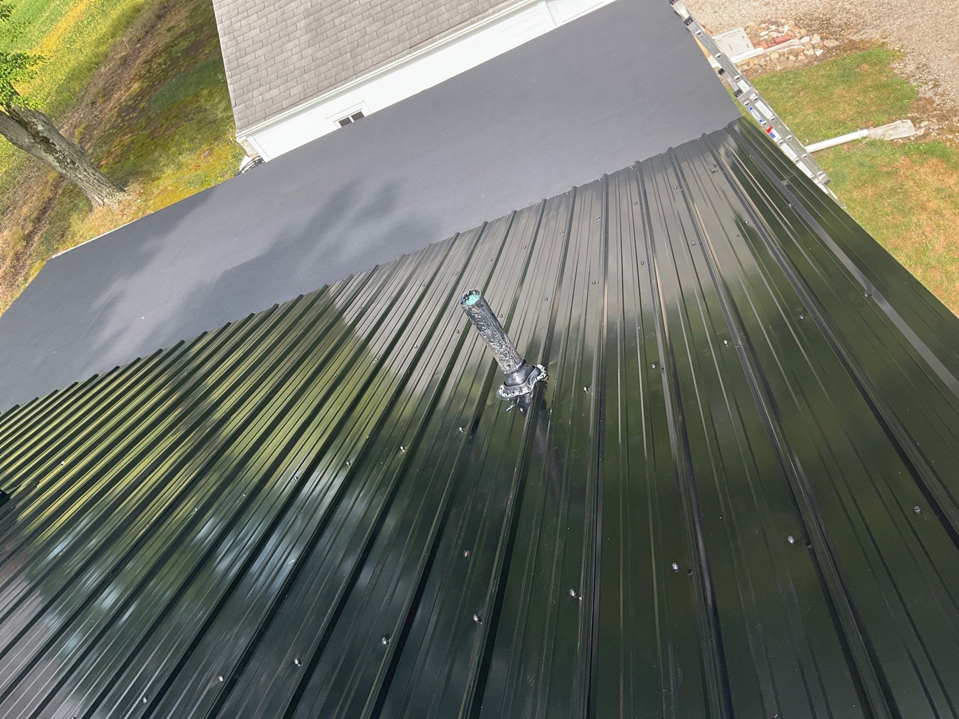 Alpha Rib, Color, Black by Eagle Eye Roofing