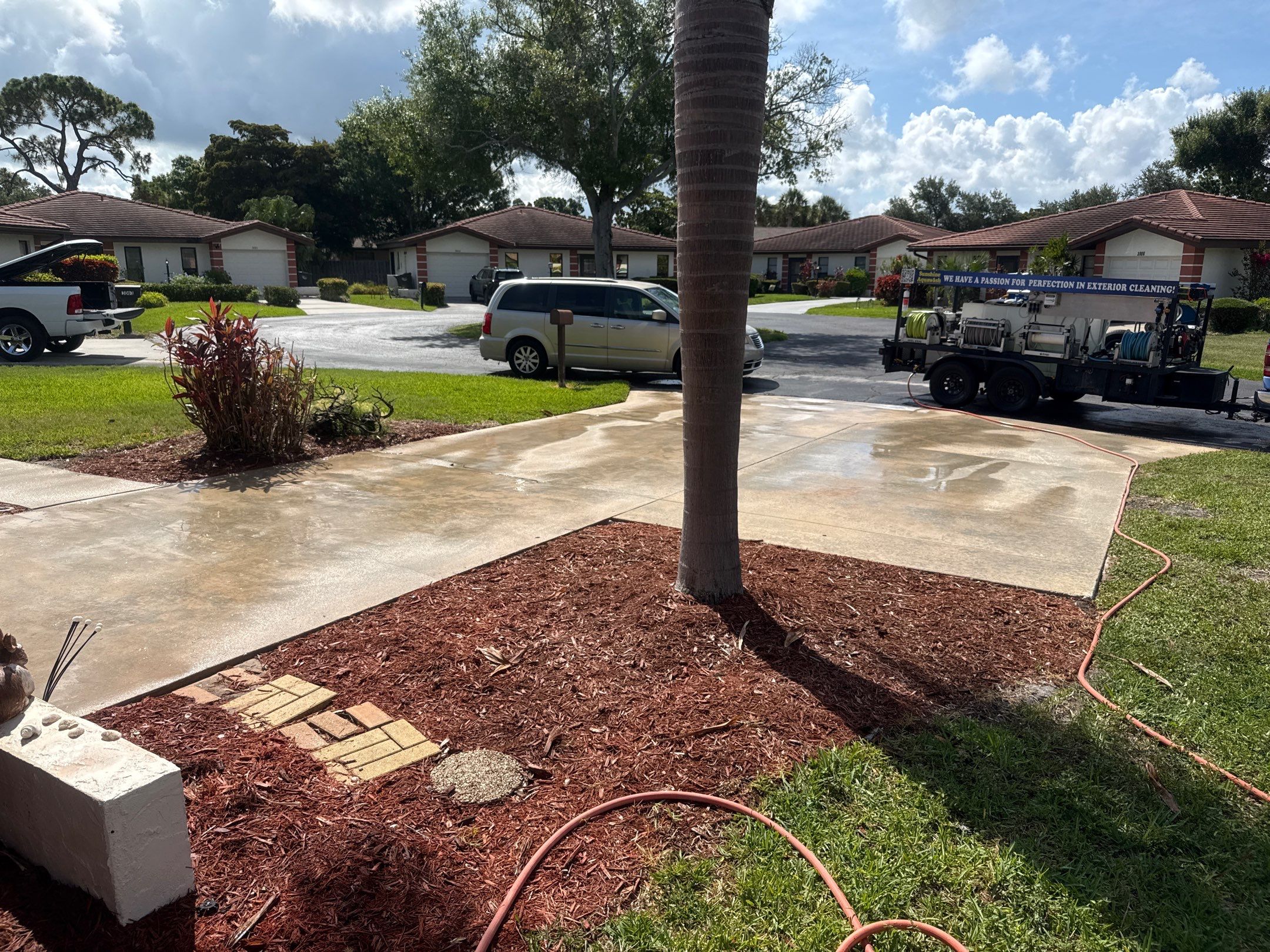 Tile Roof, Driveway & Patio Cleaning – Vivienda at Bradenton I by Sunshine AquaWash
