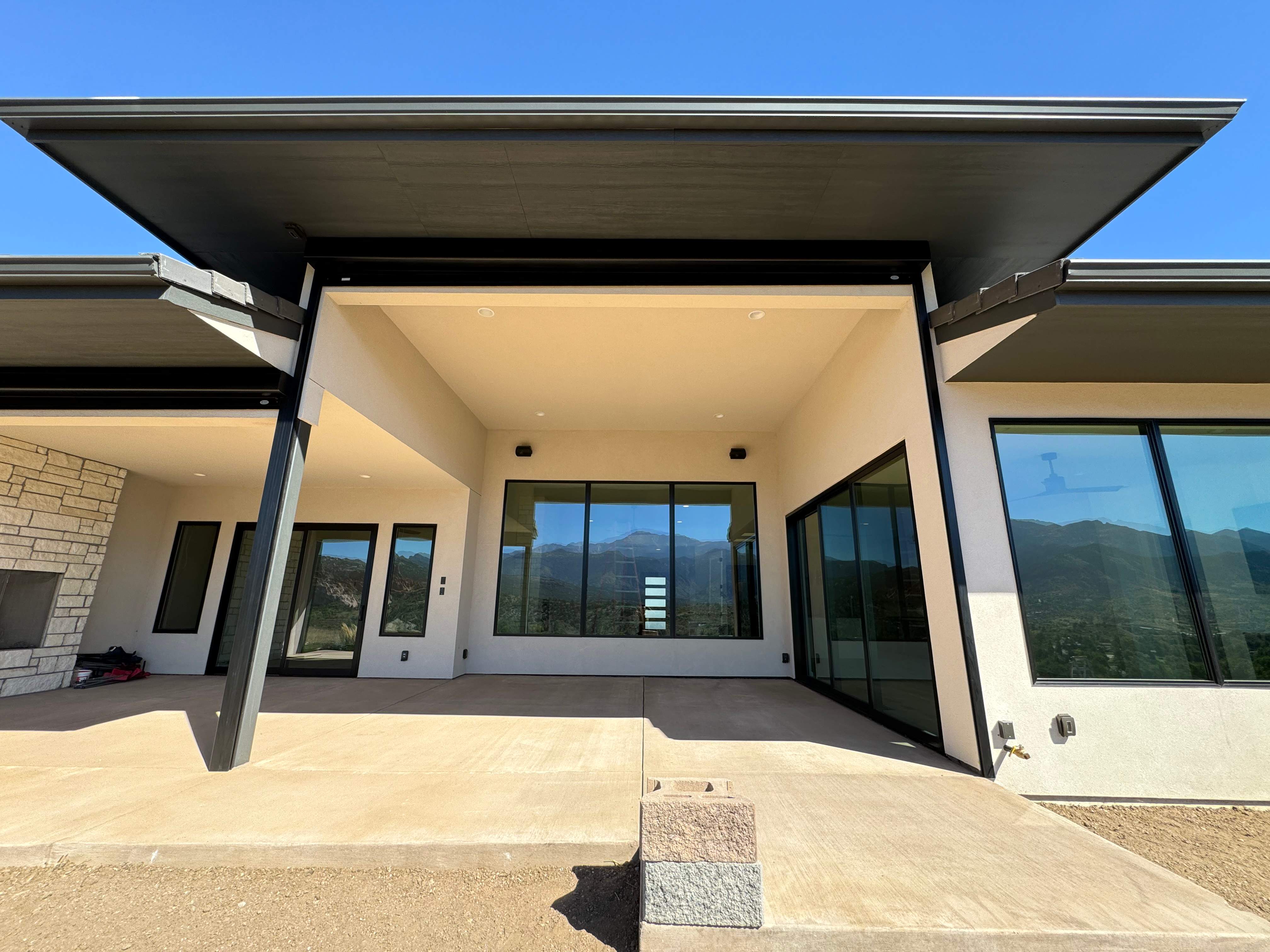 Motorized Screens using Progressive MagnaTrack Screens by Outdoor Solutions Colorado