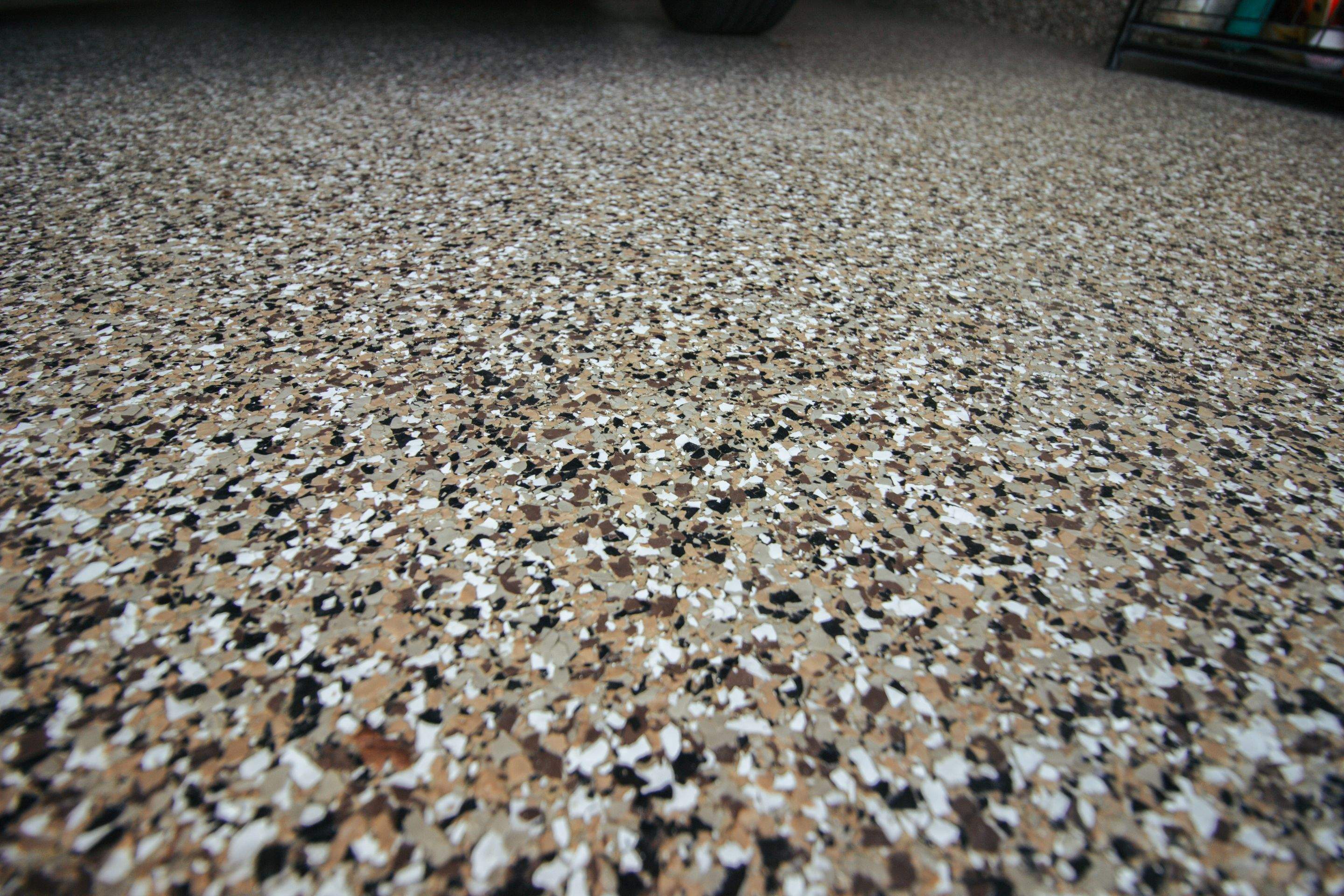 Garage Floor using Desert Sand by Your1DayFloor.com