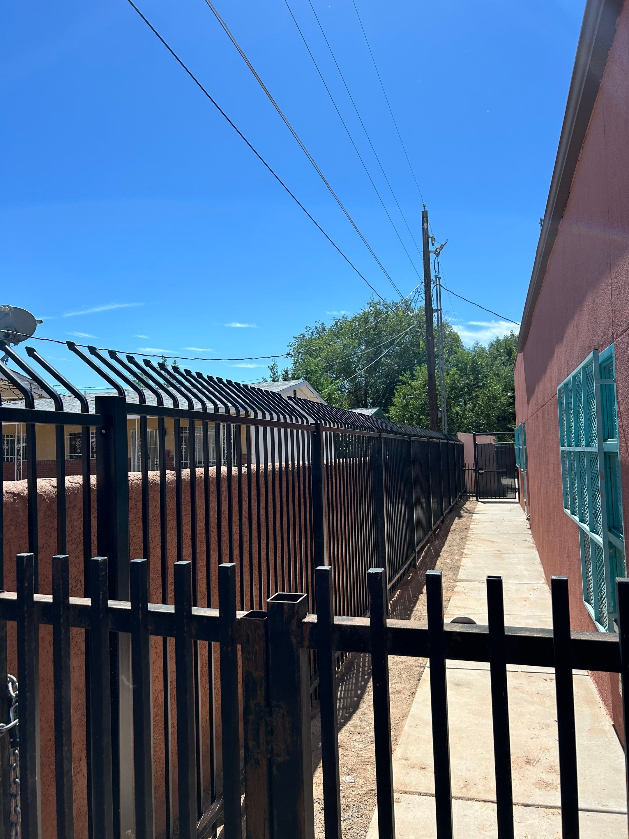 Light Commercial using Custom Wrought Iron by Valley Fence Company