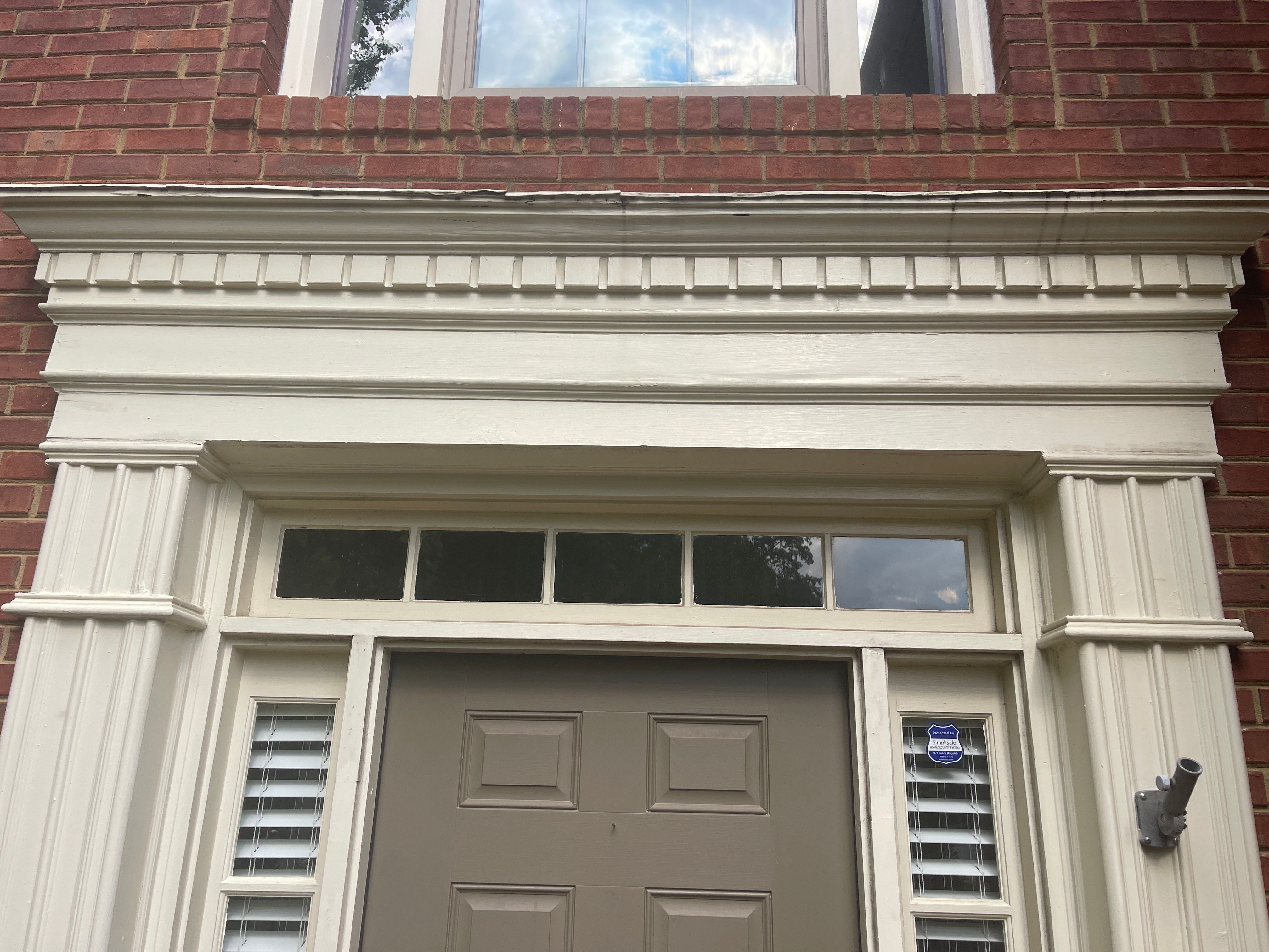 Marietta, GA Rotten Wood Replacement, Chimney Corner Board Installation, Gutter Replacement, and Exterior Painting by Nelson Exteriors