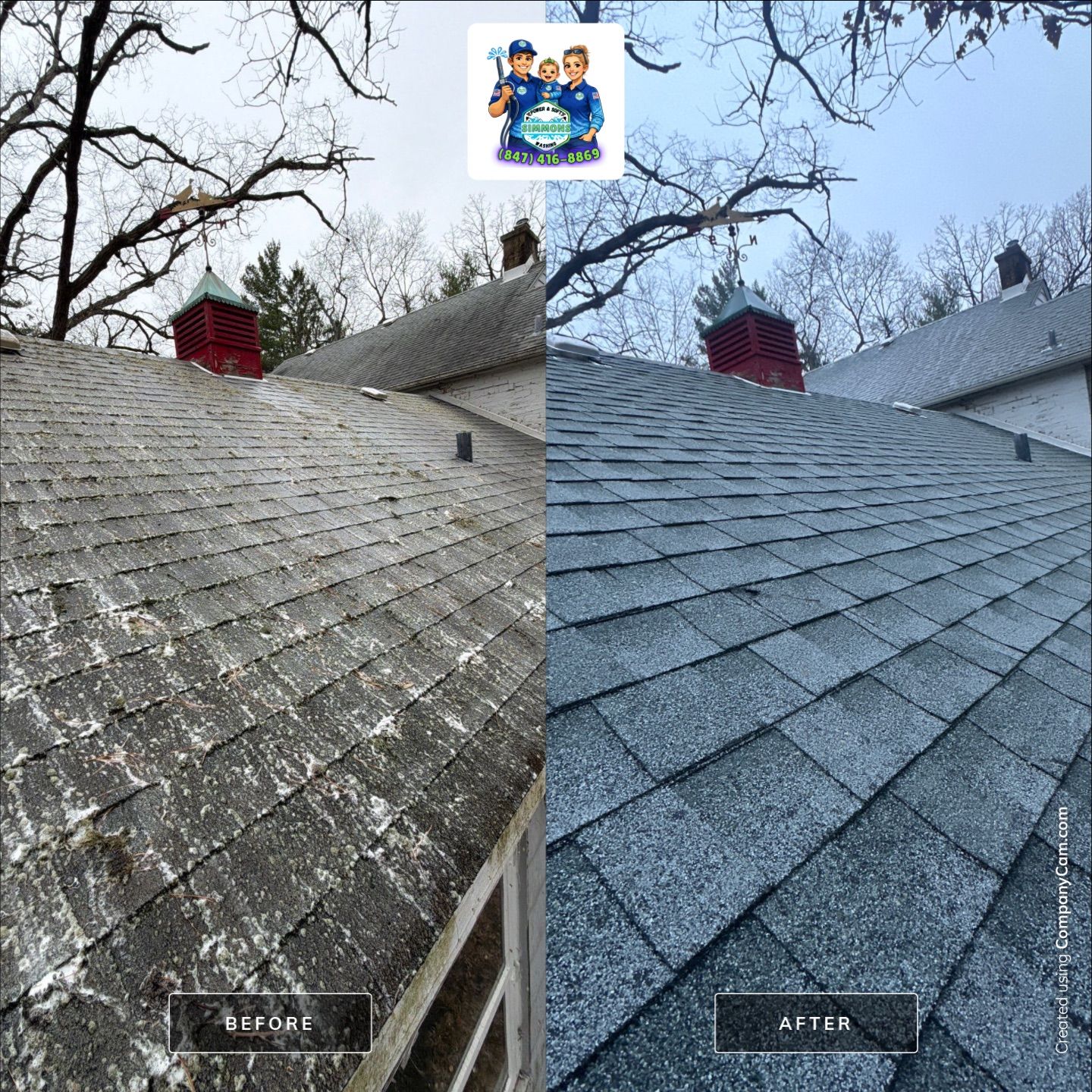 Project in Mundelein by Simmons Power & Soft Washing