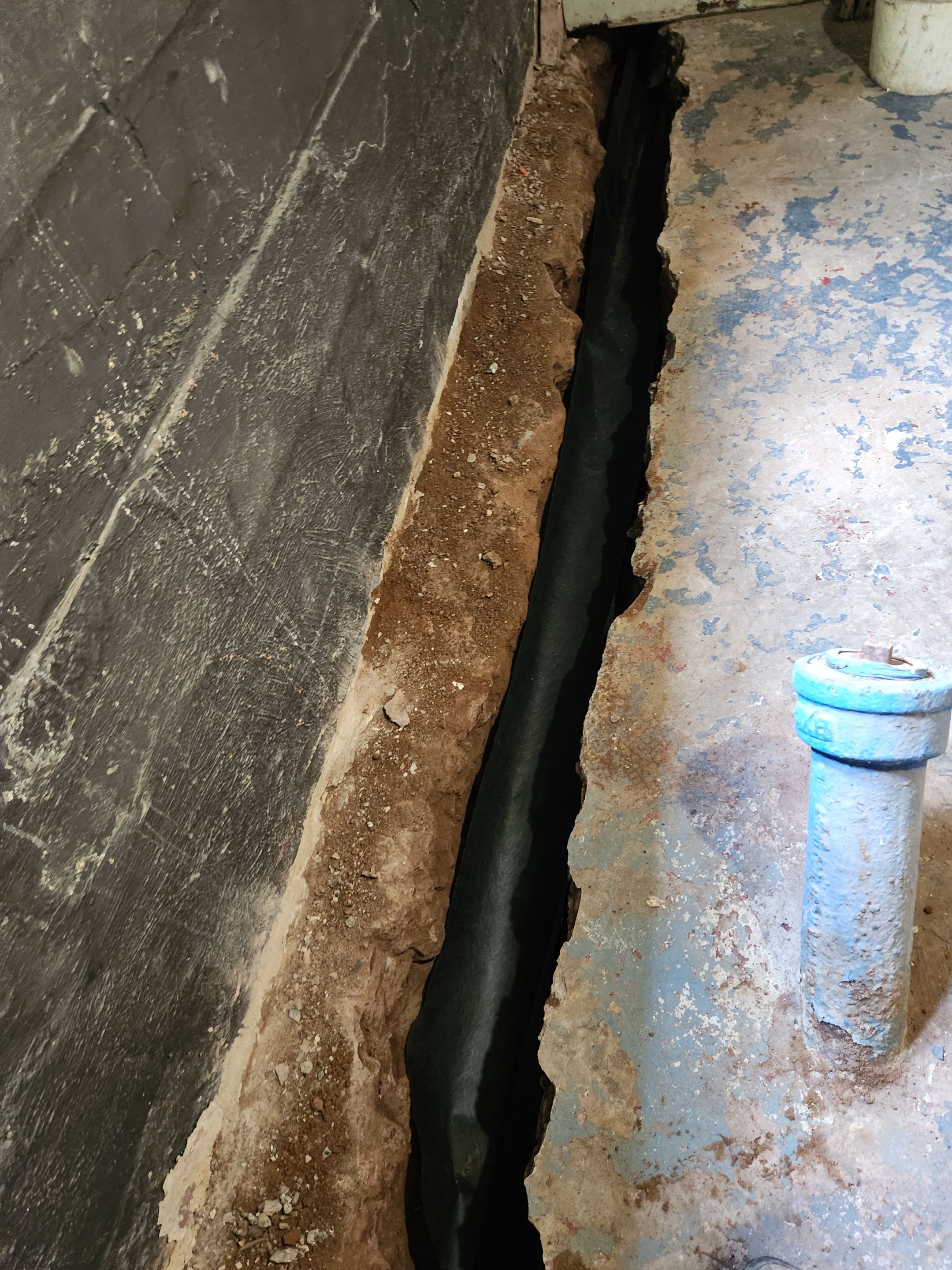 Interior French Drain East Orange NJ by Pure Service Pro, LLC 