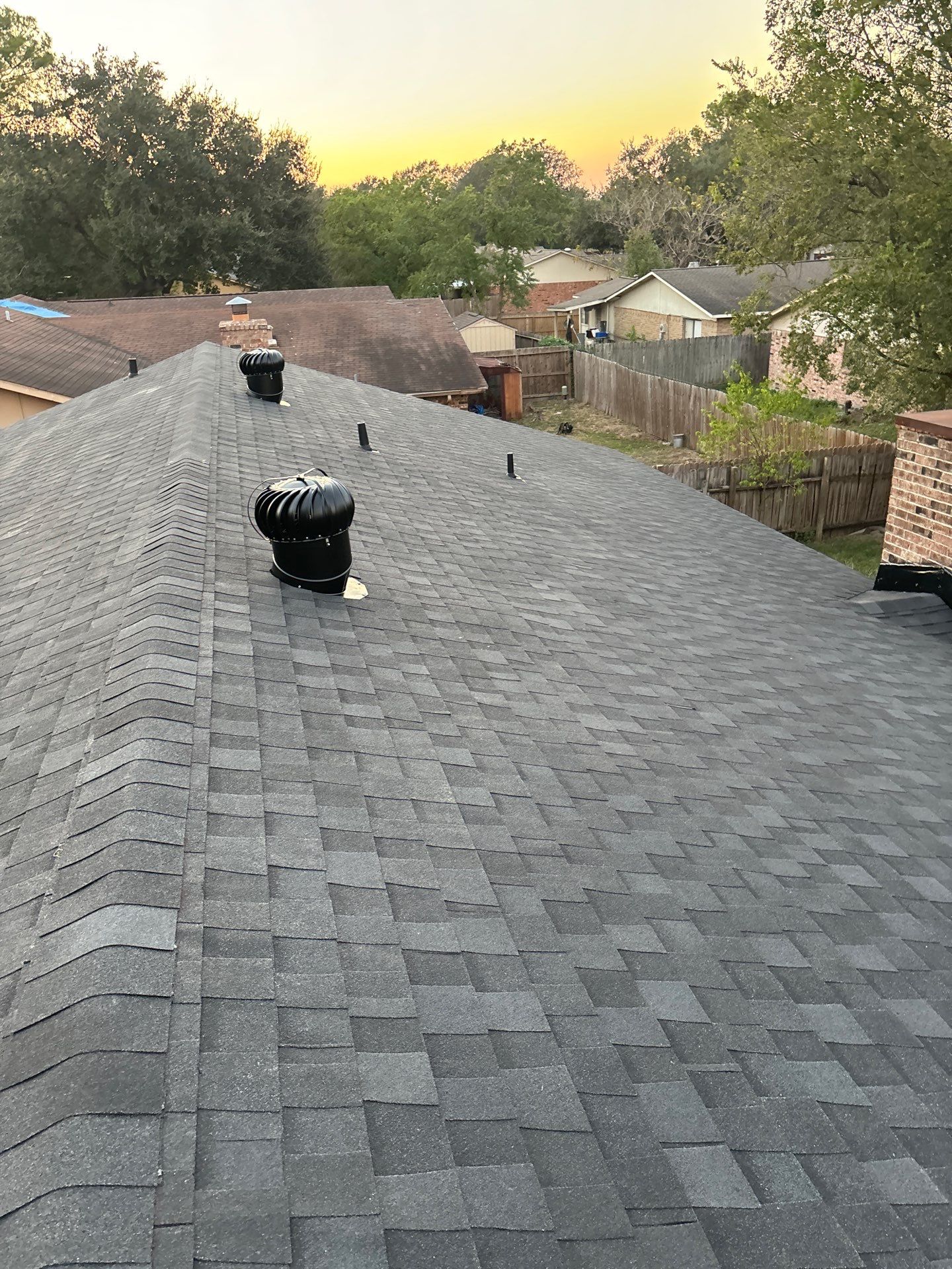 Residential Roofing Installation using Owen's Corning Duration (Lifetime) Shingles by Roof Repair Company
