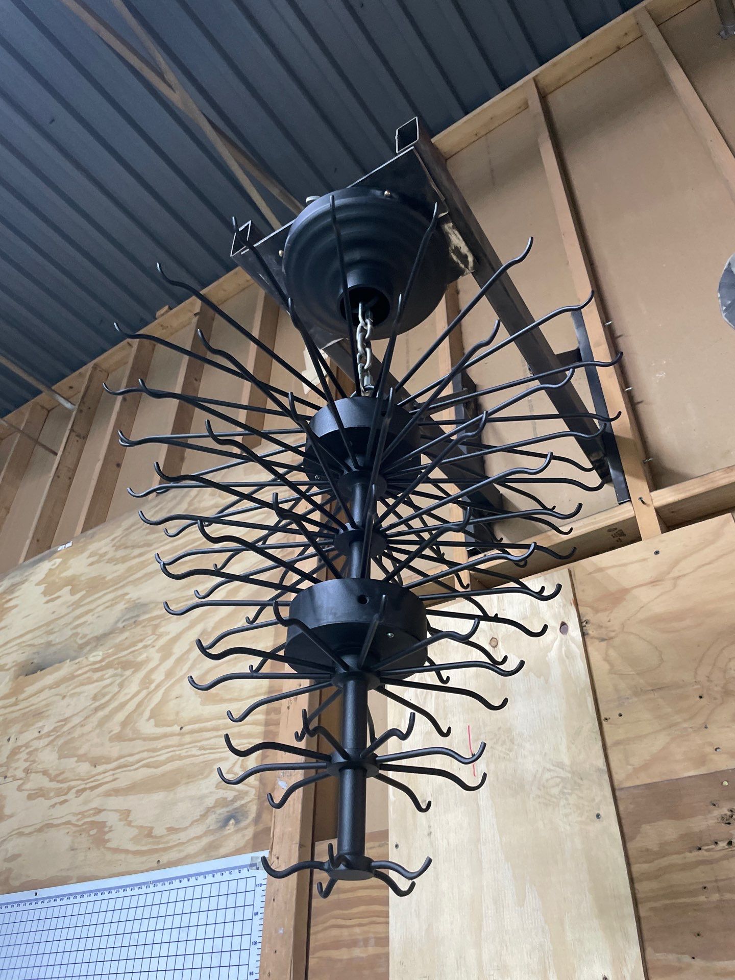 Custom Agate Chandelier and Sconce Lighting Installation by Solara Custom Living
