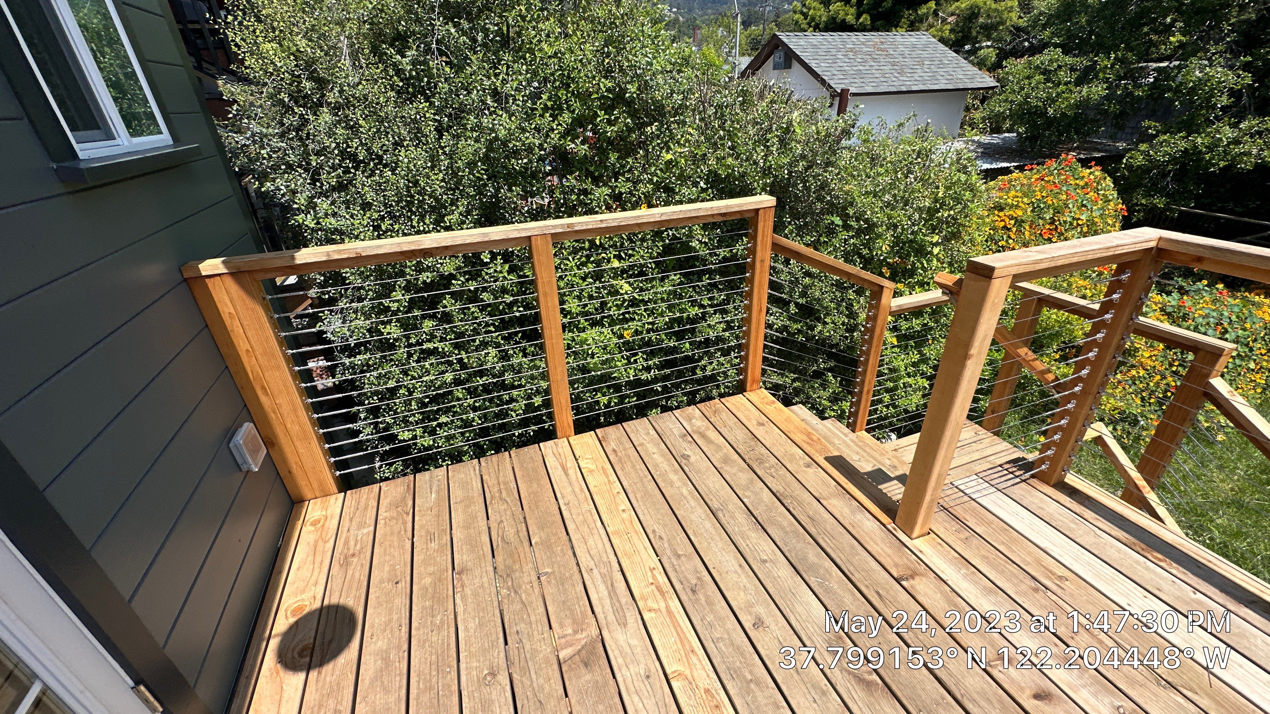 Deck Refinish  by Herrera’s Bay Area Painting inc.