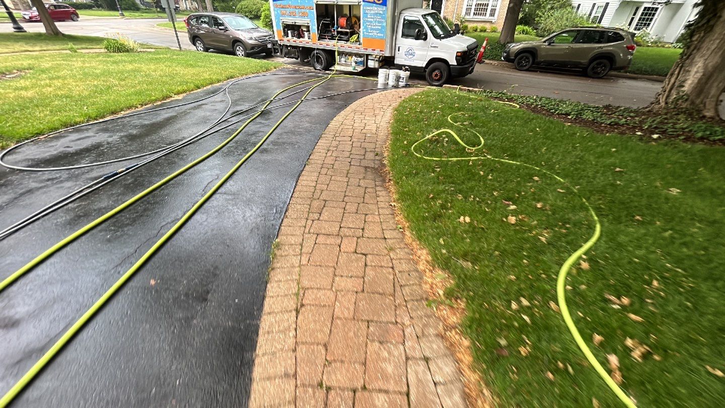 brick paver repair, clean and seal using Surebond SB-1300 by Northern Power Washing LLC.